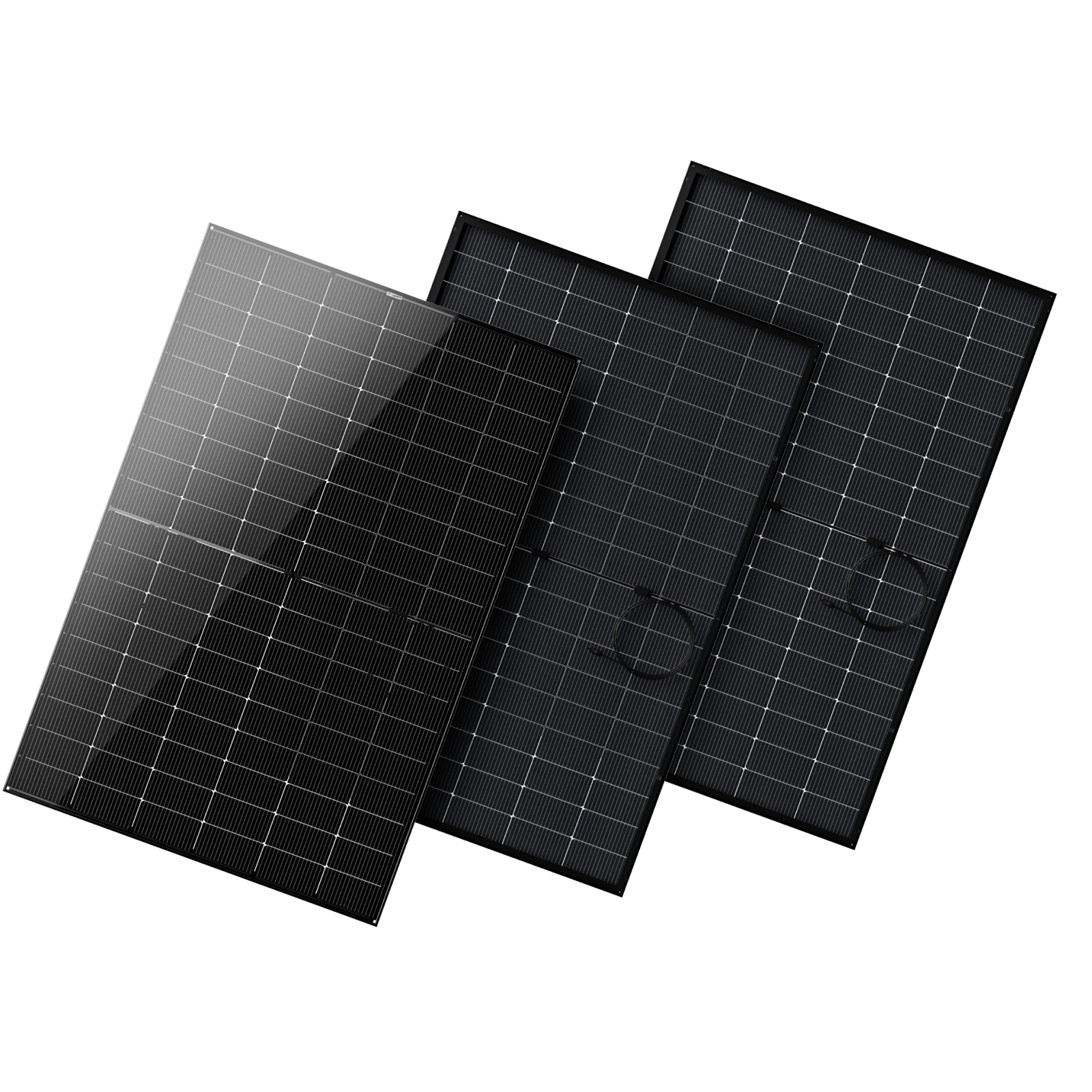 BougeRV 400 Watt N-Type Rigid Bifacial 16BB Mono Solar Panel