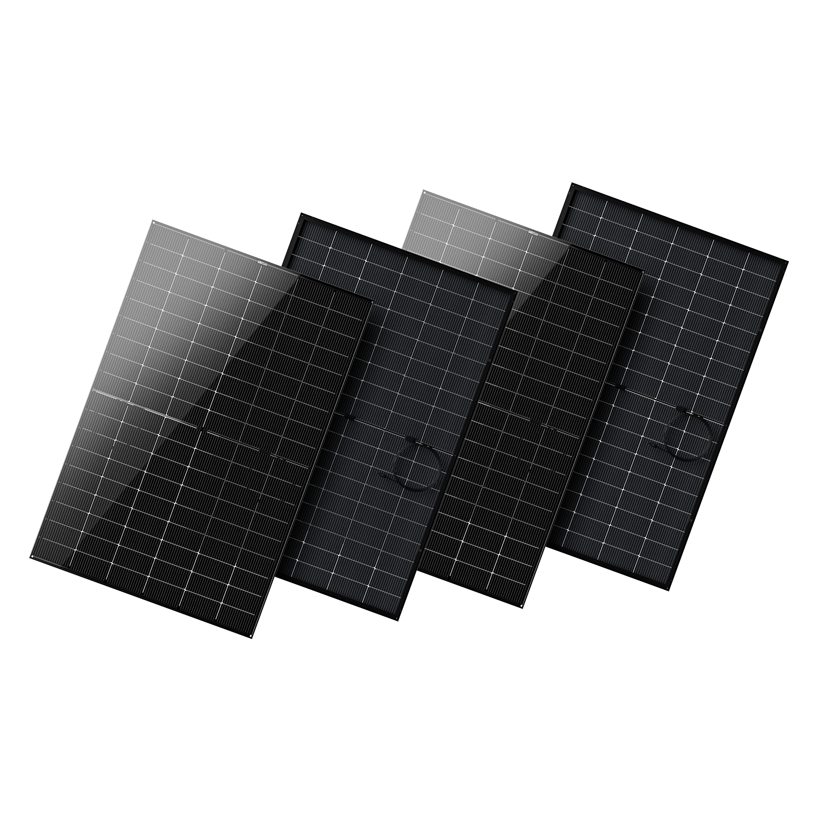 BougeRV 400 Watt N-Type Rigid Bifacial 16BB Mono Solar Panel