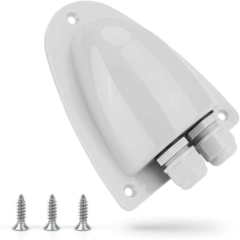BougeRV ABS Solar Double Cable Entry Gland Box