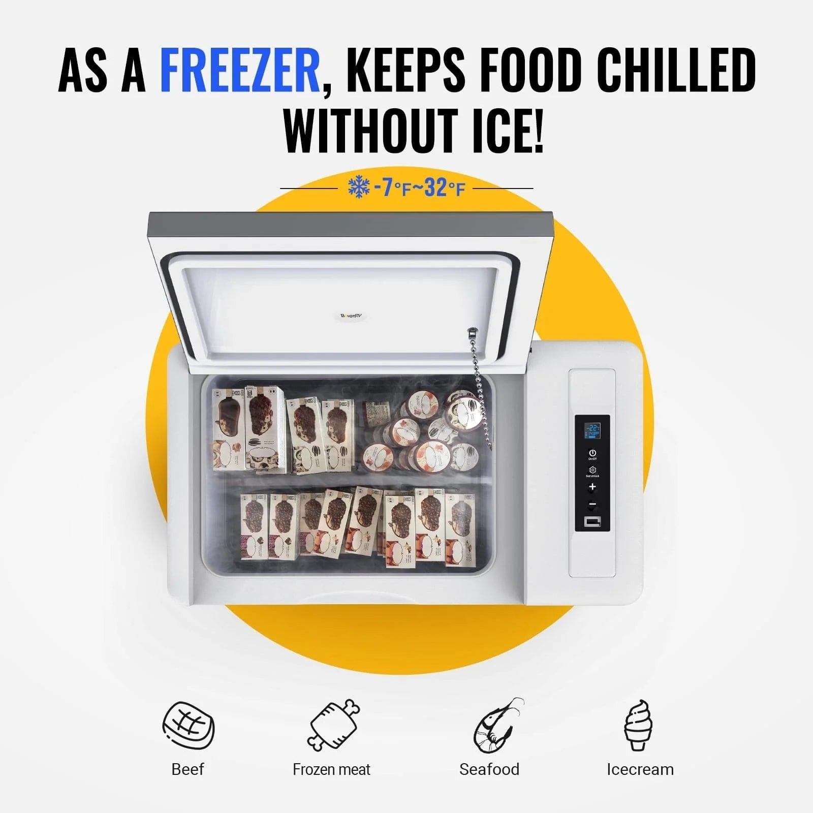 BougeRV CR 12V Portable Refrigerator
