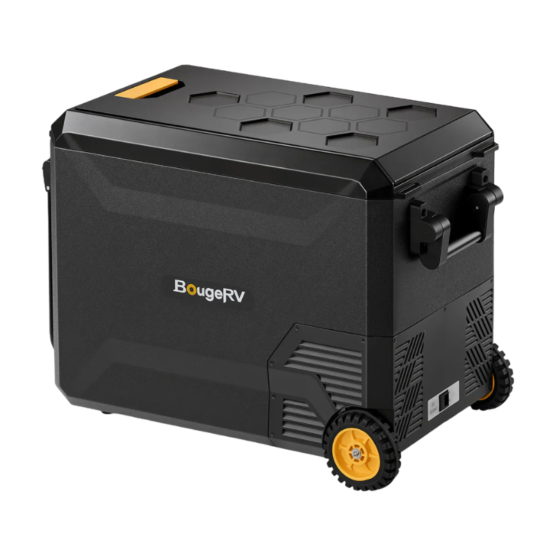 BougeRV New ASPEN S50 12V 50QT Portable Fridge with Wheels