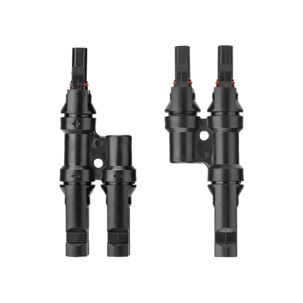 BougeRV Solar Branch Connectors Y Connector in Pair MMF+FFM Parallel Connection
