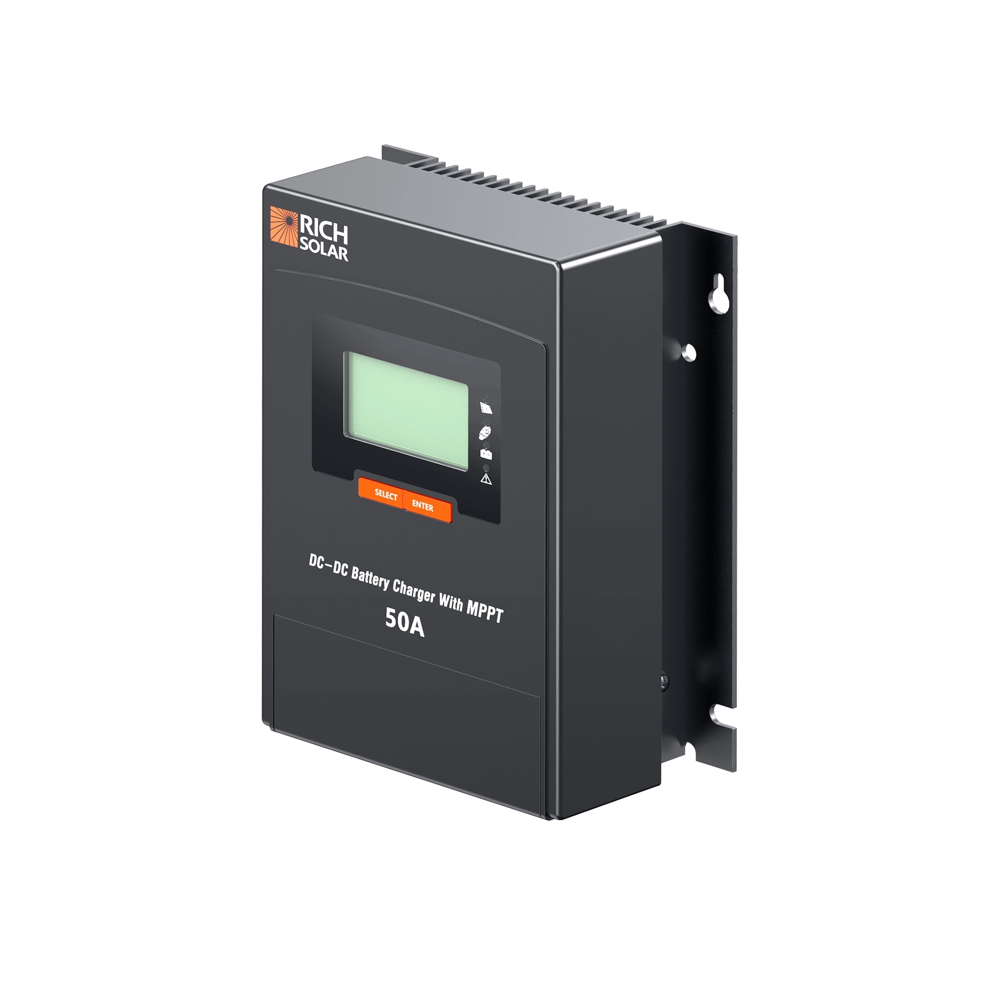 Rich Solar BRAVO 50 DC | 50 Amp DC-DC Solar Charge Controller with MPPT | Premium 50A 12V/24V DC-DC Solar Controller with MPPT for RVs, Trailers, Campers, Vans, Boats, Off-Grid