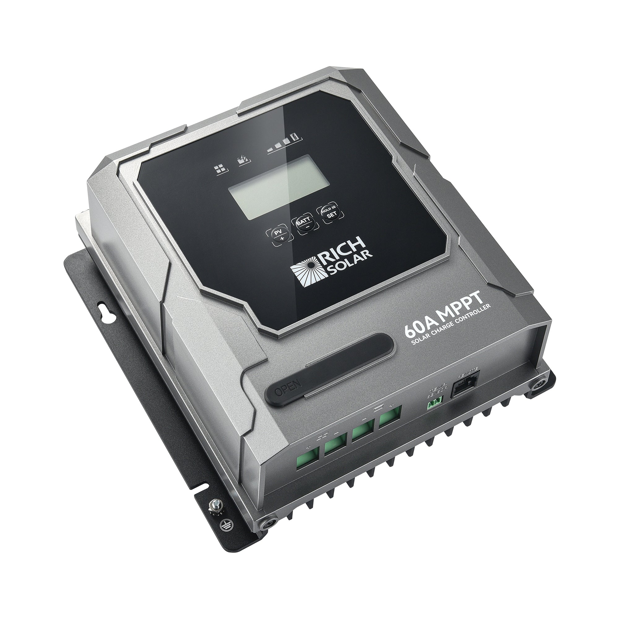 Rich Solar BRAVO 60 | 60A MPPT Solar Charge Controller | Premier 60A 12V/24V MPPT Solar Controller for RVs, Trailers, Campers, Vans, Boats, Off-Grid