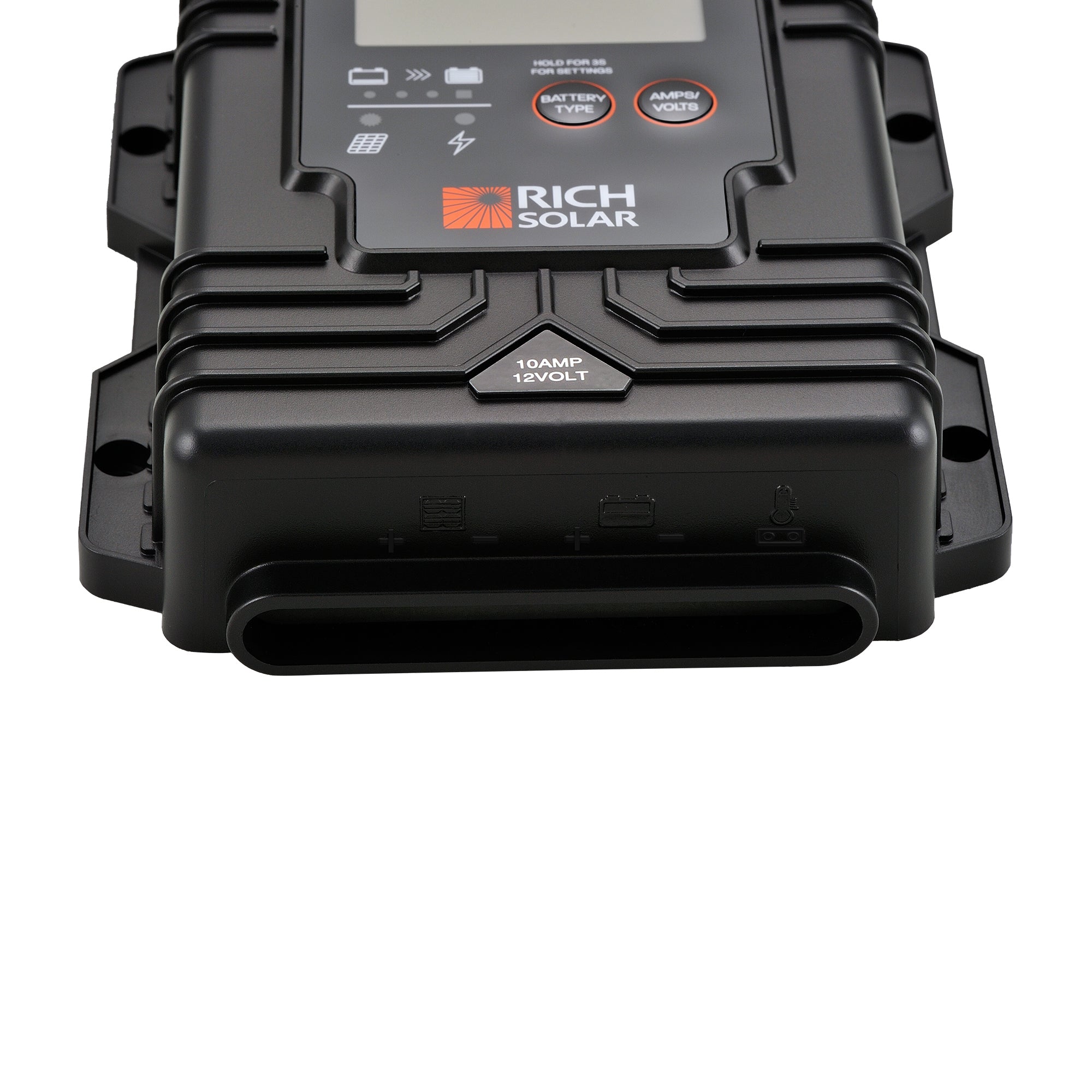 Rich Solar BRAVO Waterproof 10 | 10 Amp Waterproof PWM Solar Charge Controller | Waterproof 10A 12V PWM Solar Controller for RVs, Trailers, Campers, Vans, Boats, Off-Grid