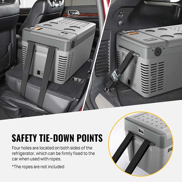 CRPRO30 30 Quart Portable Car Fridge White With 266Wh Power Station