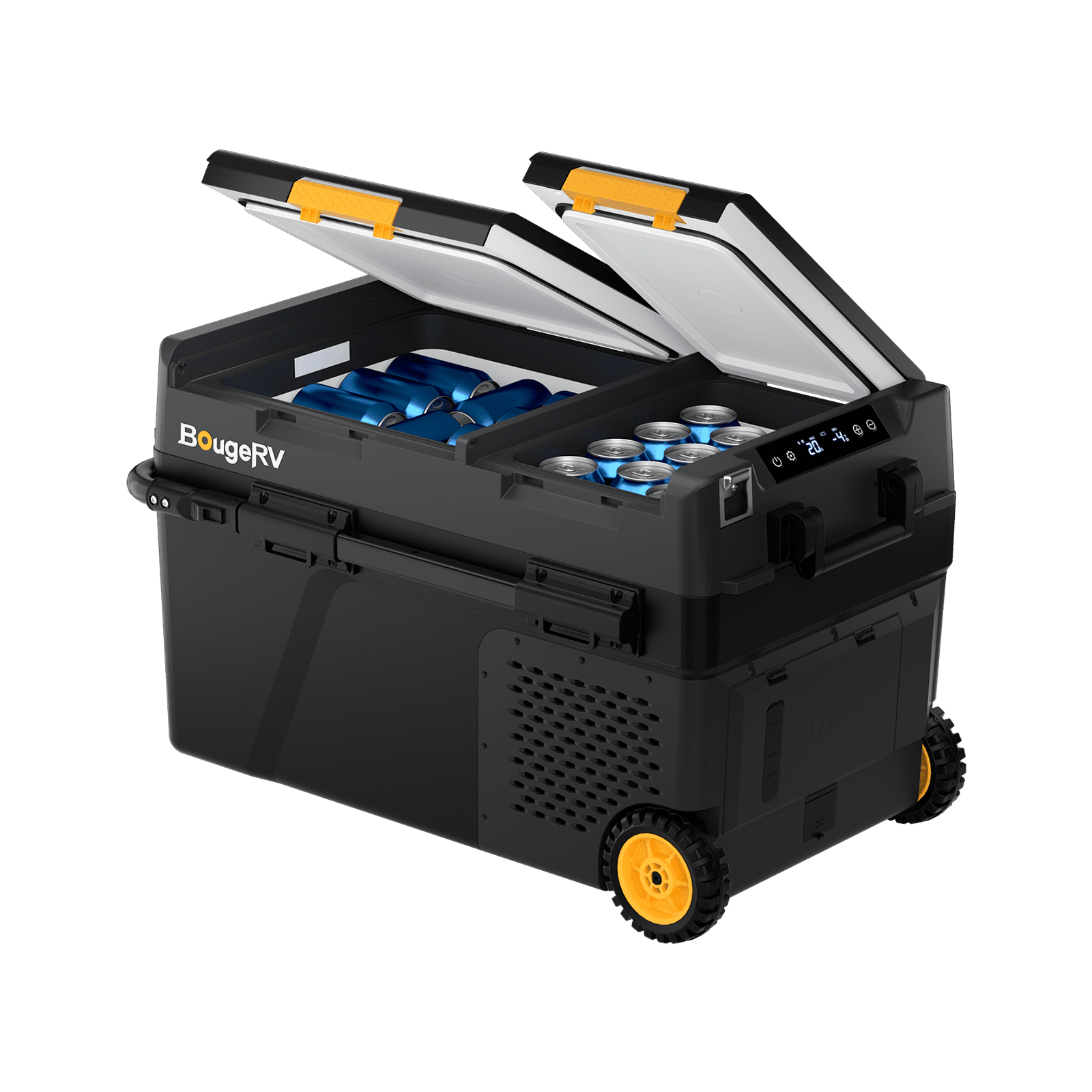 BougeRV CRD2 V2.0 43QT Dual Zone 12V Portable Fridge