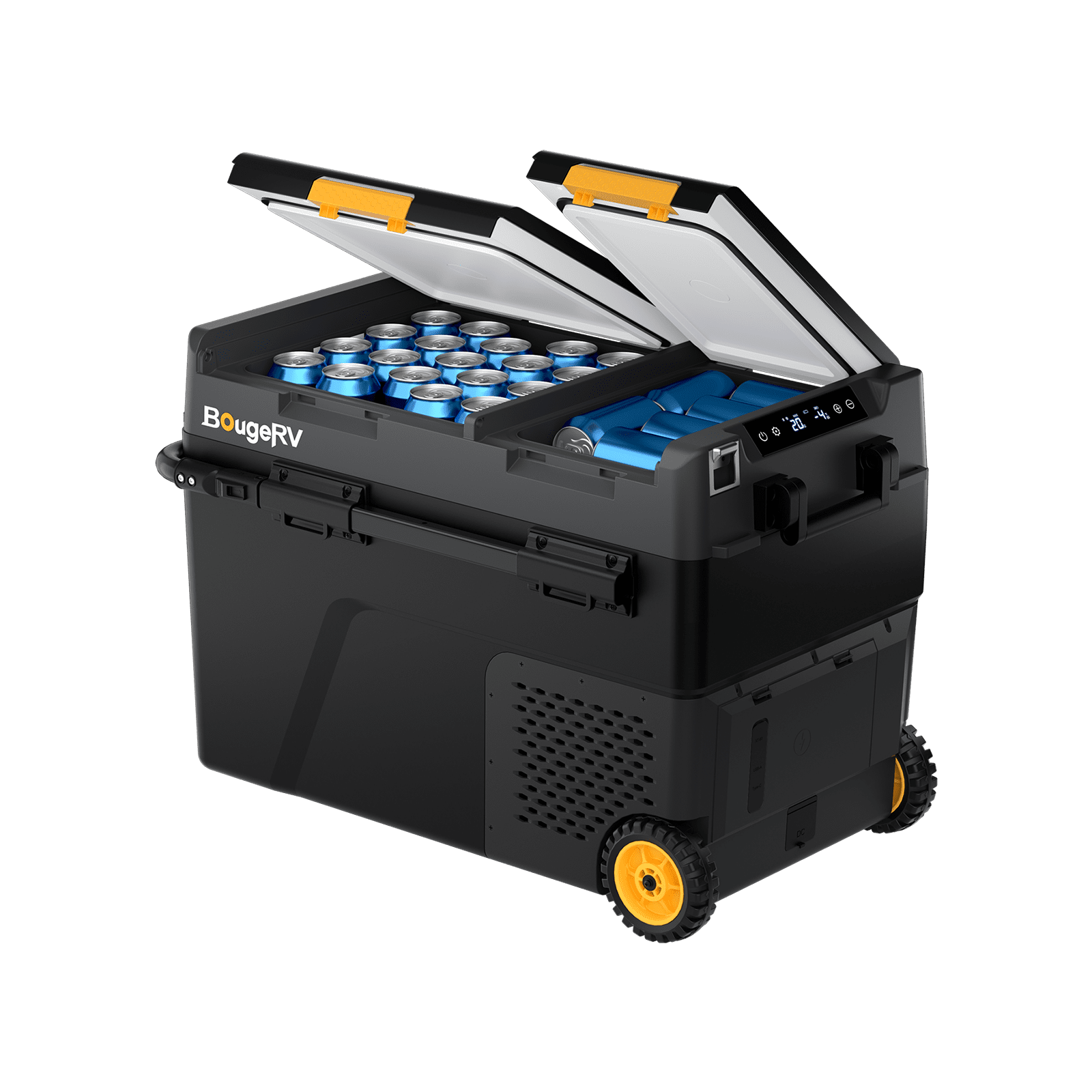 BougeRV CRD2 V2.0 52QT Dual Zone 12V Portable Fridge