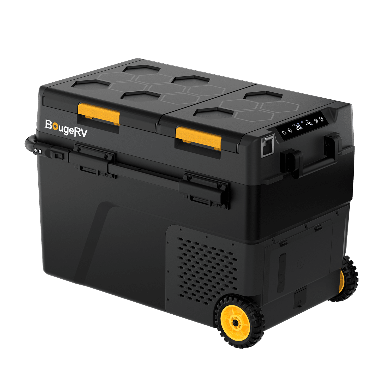 BougeRV CRD2 V2.0 52QT Dual Zone 12V Portable Fridge