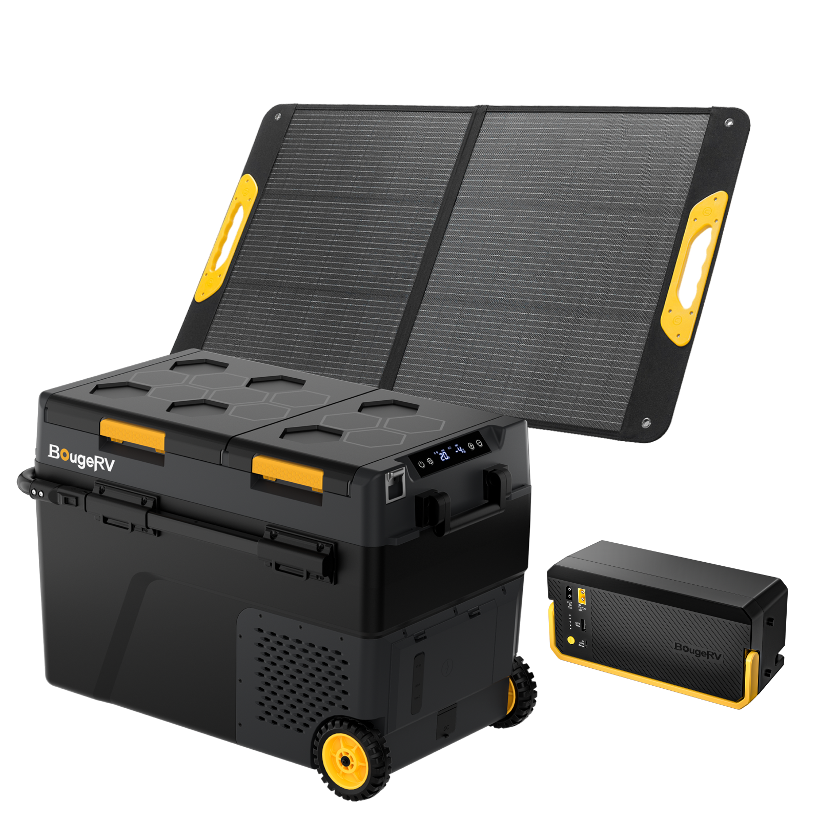 BougeRV CRD2 V2.0 52QT Dual Zone 12V Portable Fridge
