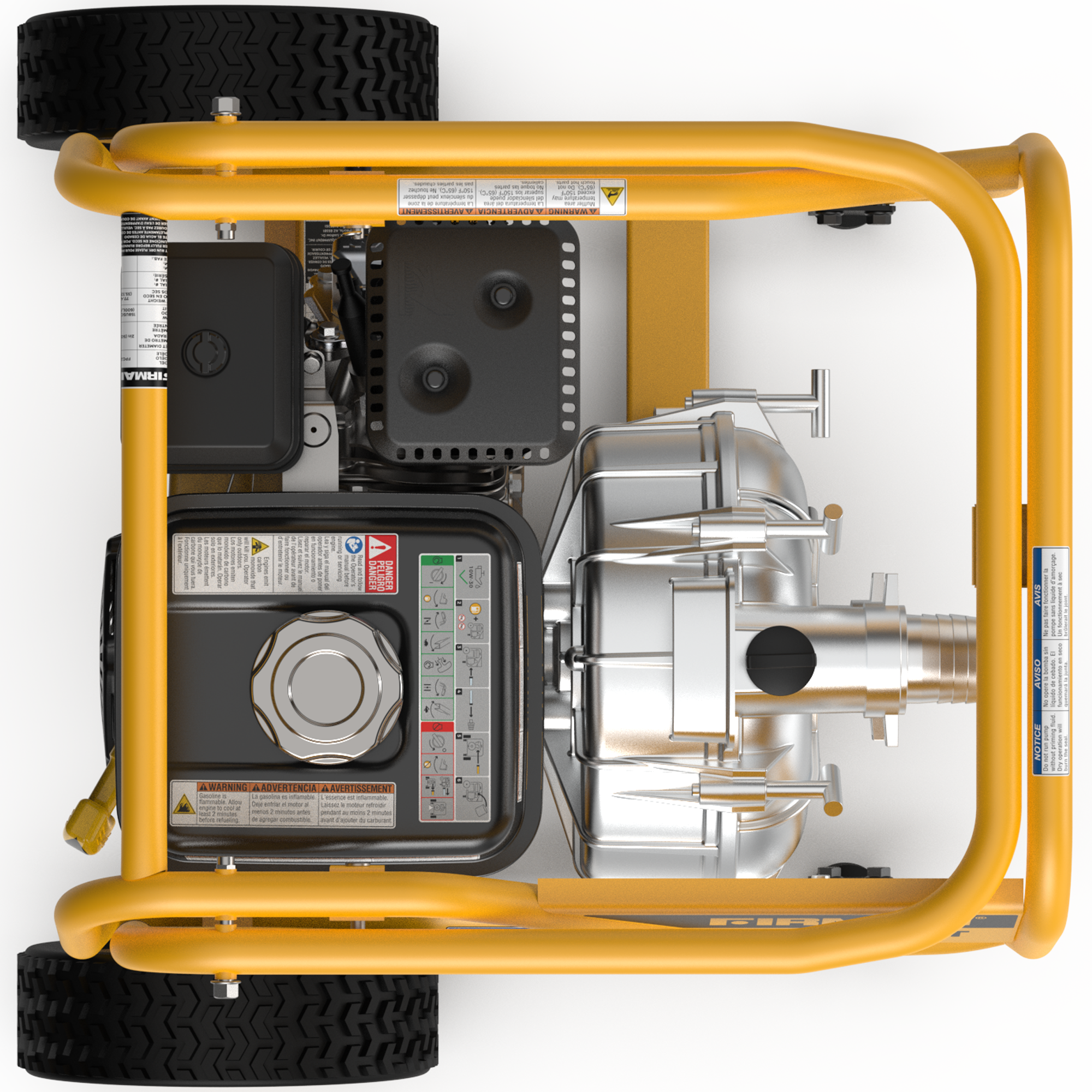 2-Inch Portable High Pressure Water and Semi-Trash Pump