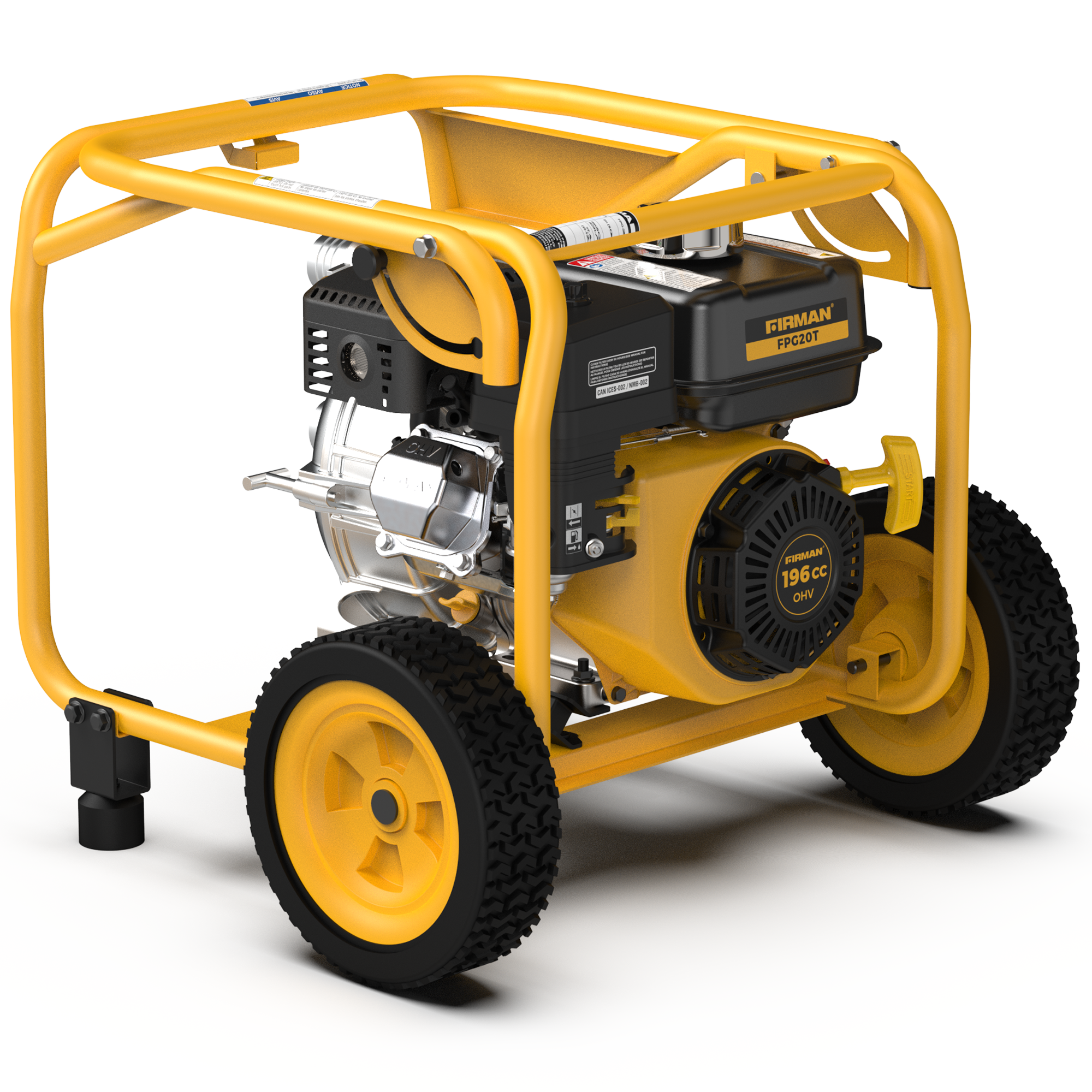 2-Inch Portable High Pressure Water and Semi-Trash Pump