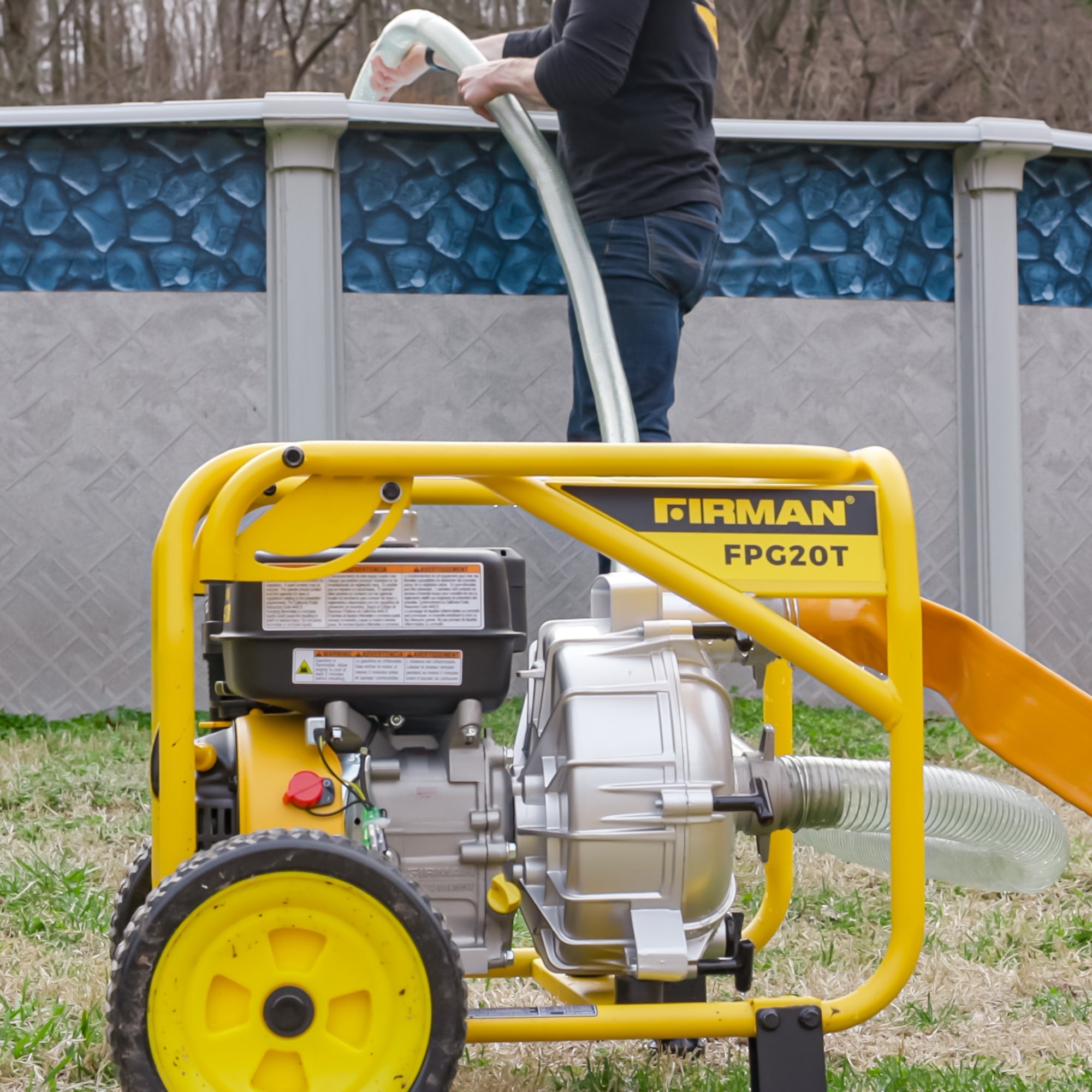 2-Inch Portable High Pressure Water and Semi-Trash Pump