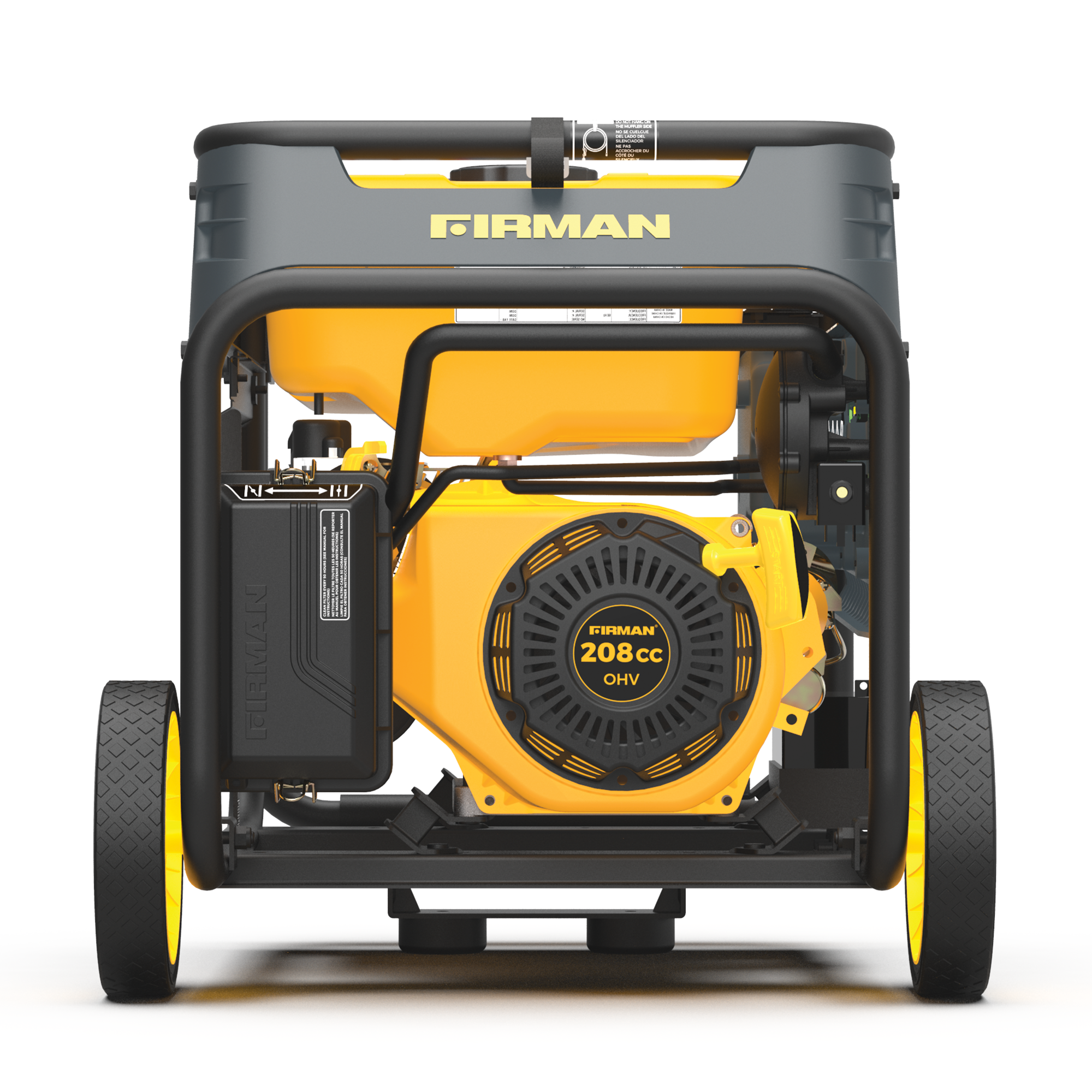 Dual Fuel 4550/3650W Portable Generator Electric Start with CO Alert