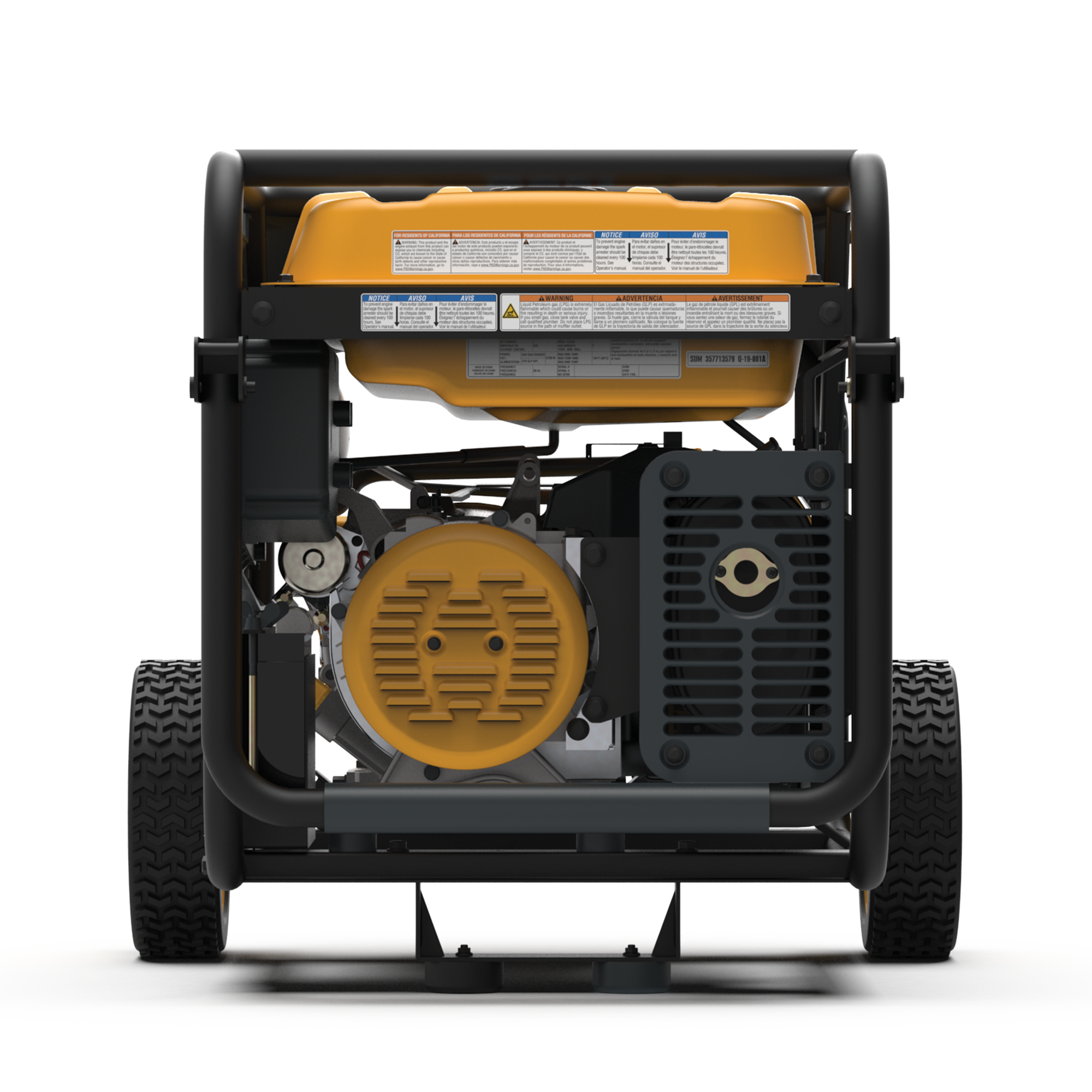 Dual Fuel Portable Generator 7125/5700W Electric Start 120/240V