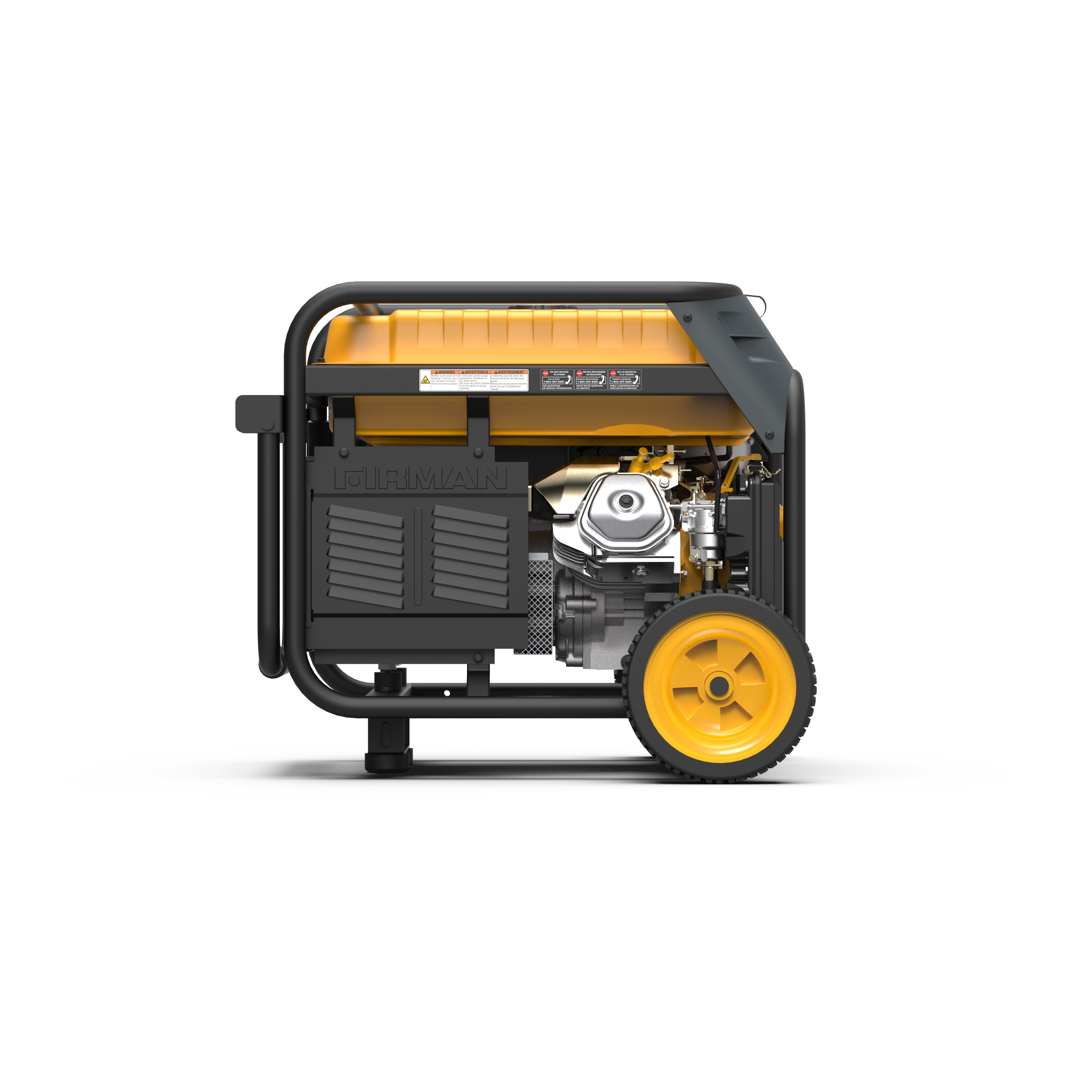 Dual Fuel 5700W Portable Generator Recoil Start 120/240V
