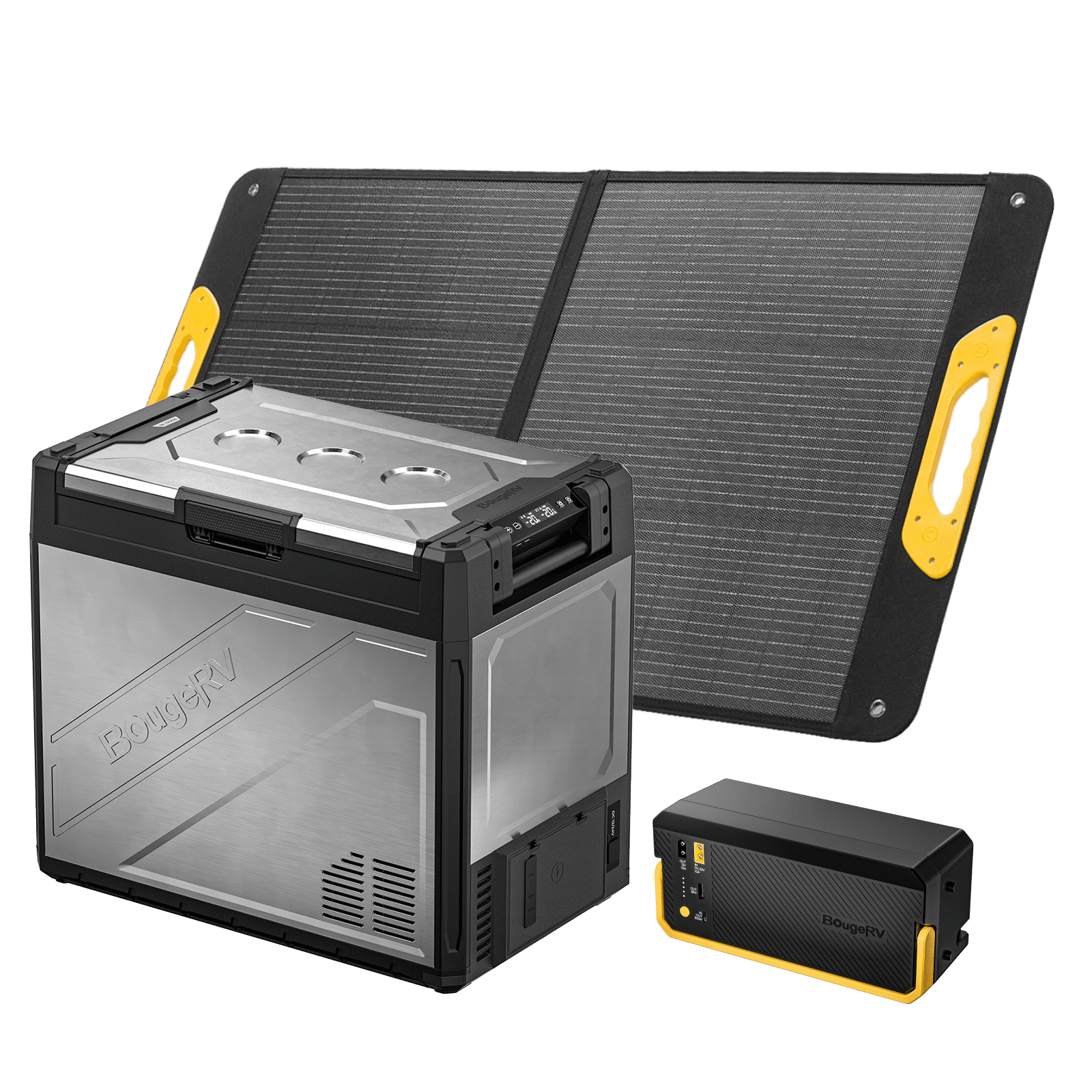 BougeRV Rocky V3.0 81QT Dual Zone 12V Car Fridge