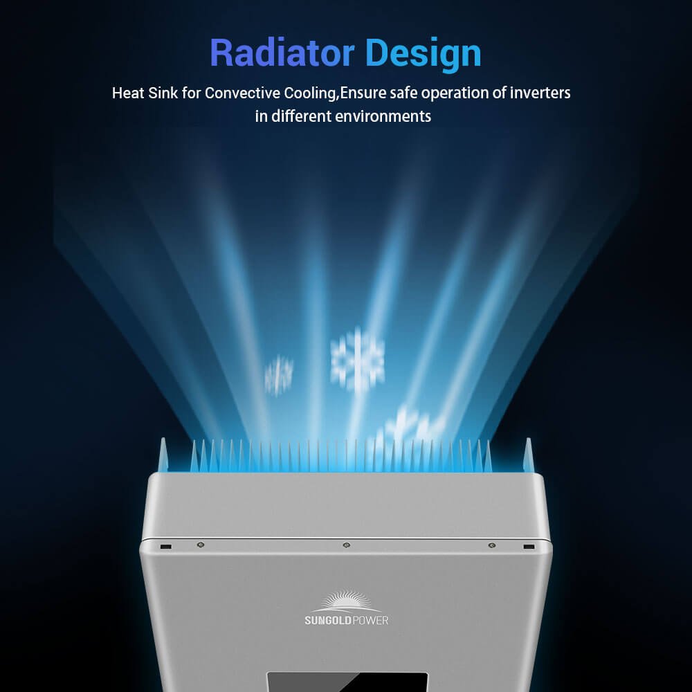 High Voltage 11.4KW Hybrid Split Phase Inverter with APS Transmitter