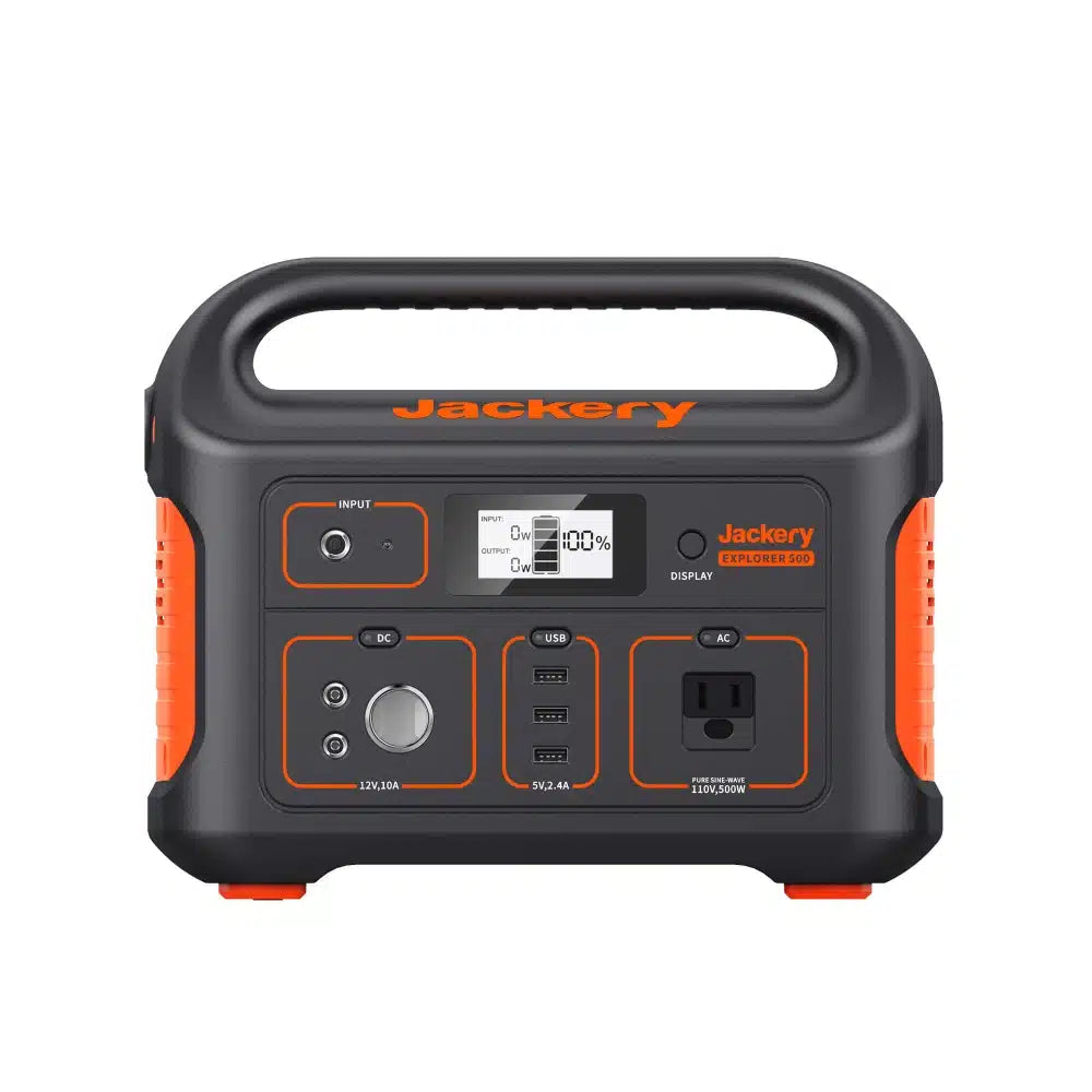 Jackery Explorer 500 Portable Power Station - 518Wh Capacity