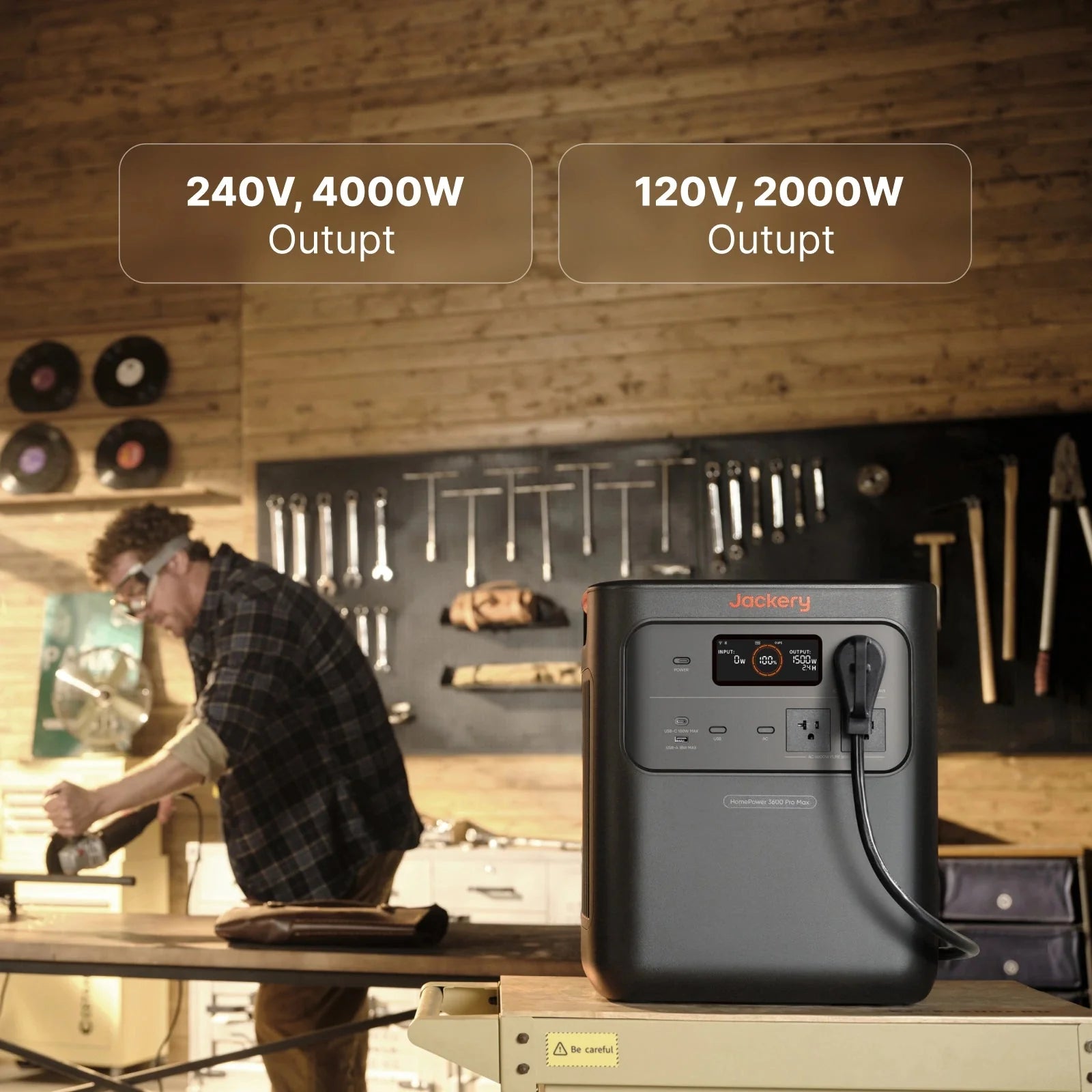 Jackery HomePower 3600 Pro Max + SolarSaga 500X Solar Panel