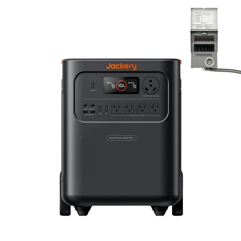 Jackery HomePower 3600 Plus + Manual Transfer Switch