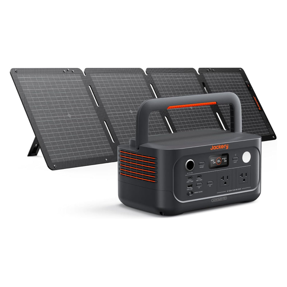 Jackery Solar Generator 500 v2 – 1*E500v2 + 1*100W Air Solar Panel