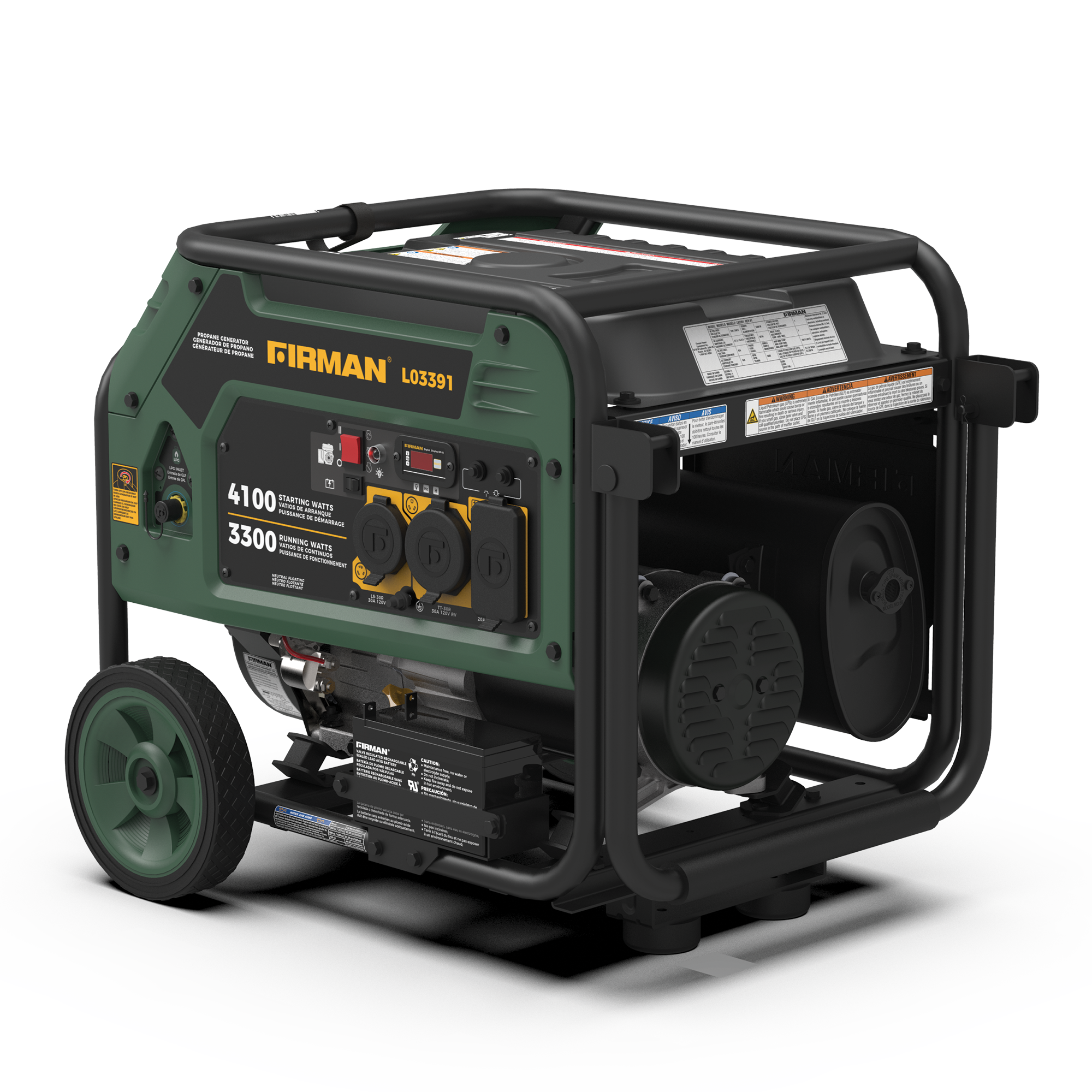 LPG Portable Generator 4100/3300W Electric Start