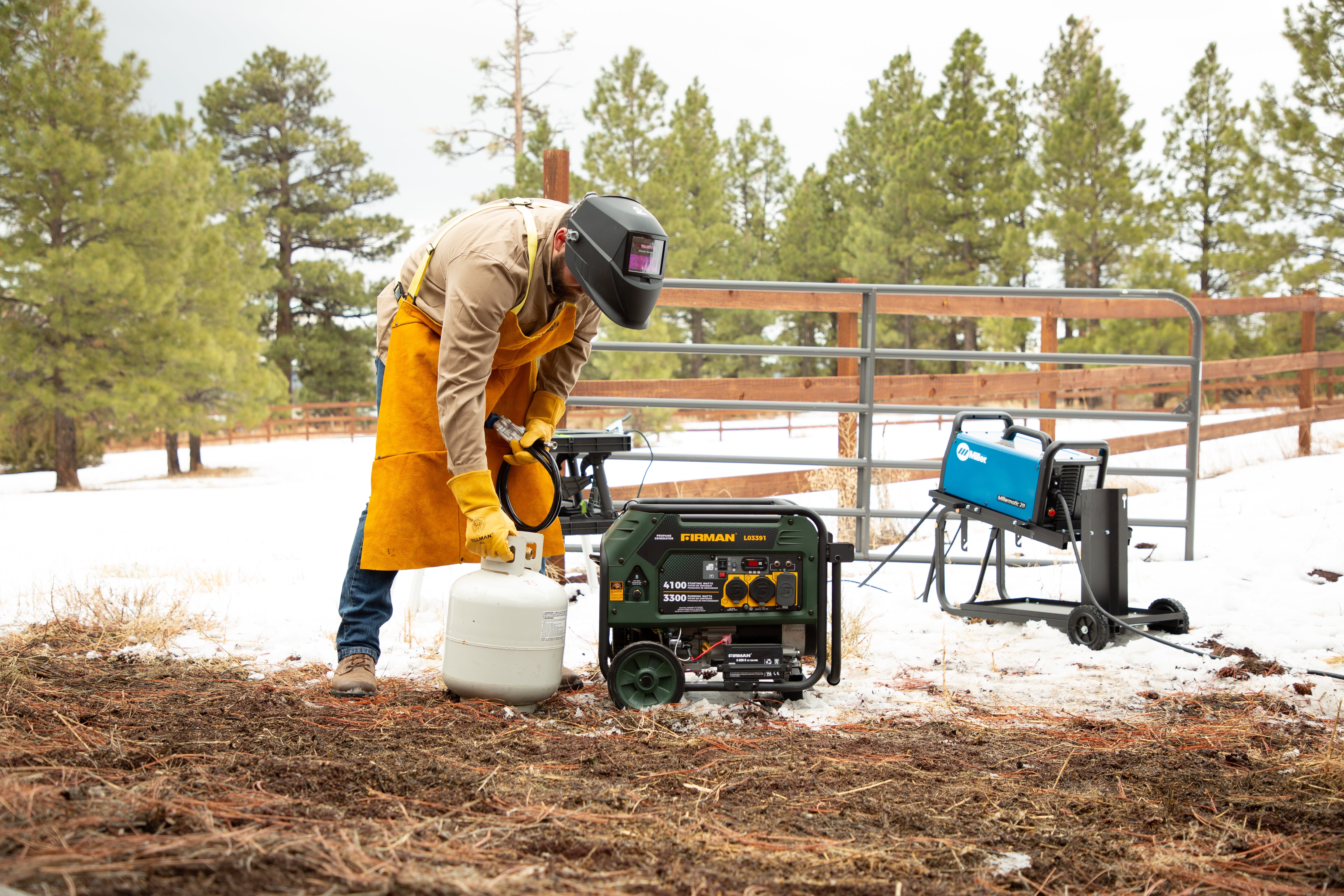 LPG Portable Generator 4100/3300W Electric Start