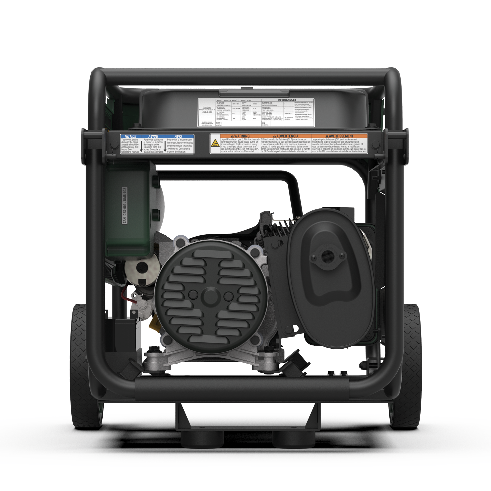 LPG Portable Generator 4100/3300W Electric Start