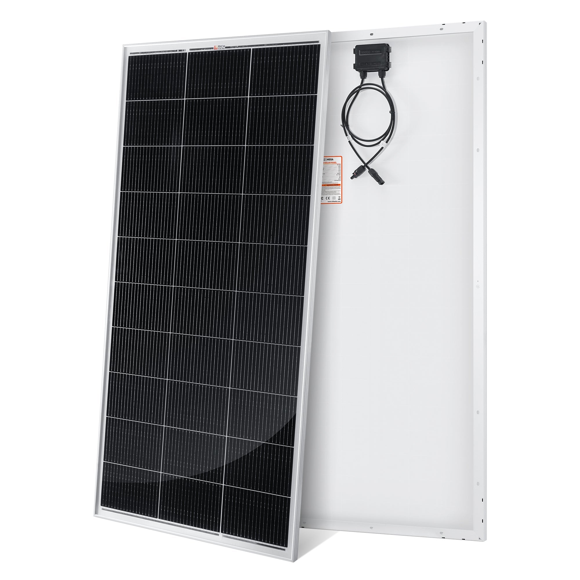 Rich Solar MEGA 200 | 200 Watt Solar Panel | Premier 12V Off-Grid Solar Panel for RVs Cabins, Boats | 25-Year Output Warranty