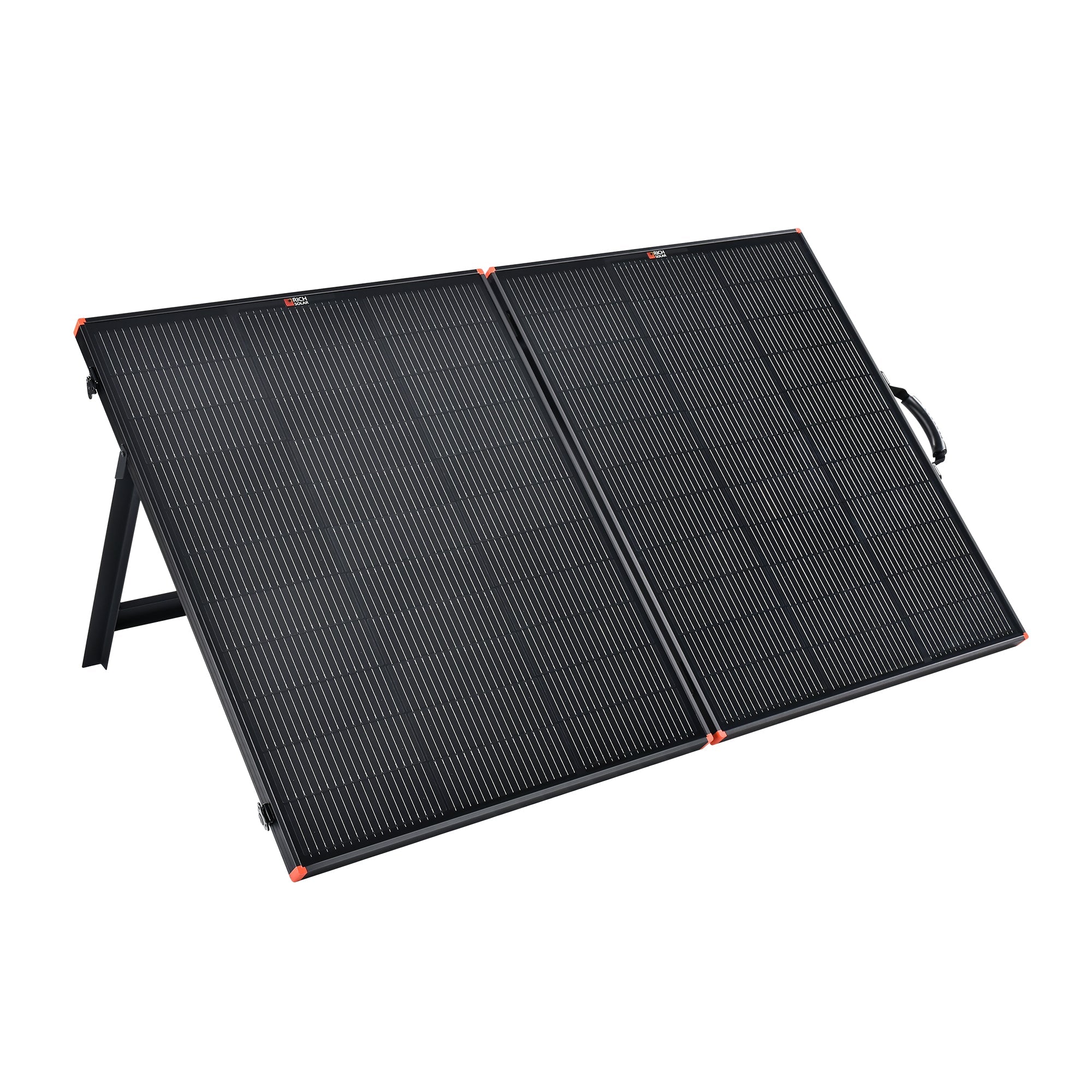 Rich Solar MEGA 200 Portable Briefcase Solar Panel | 200 Watt Portable Solar Panel | Powerful 12V Portable Solar Panel for Generators, Power Stations, Campers | High Efficiency