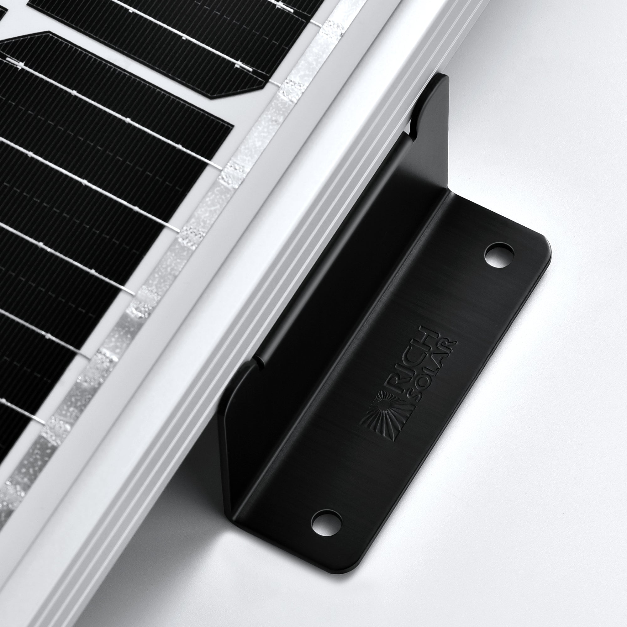 Rich Solar Z-Brackets | Mounting Hardware Z-Brackets with Screws | Designed for RICH SOLAR MEGA Series Solar Panels | Pack of Four