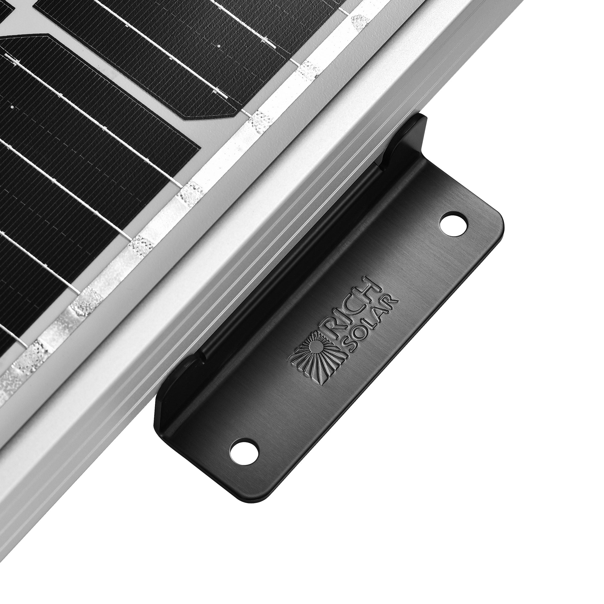 Rich Solar Z-Brackets | Mounting Hardware Z-Brackets with Screws | Designed for RICH SOLAR MEGA Series Solar Panels | Pack of Four