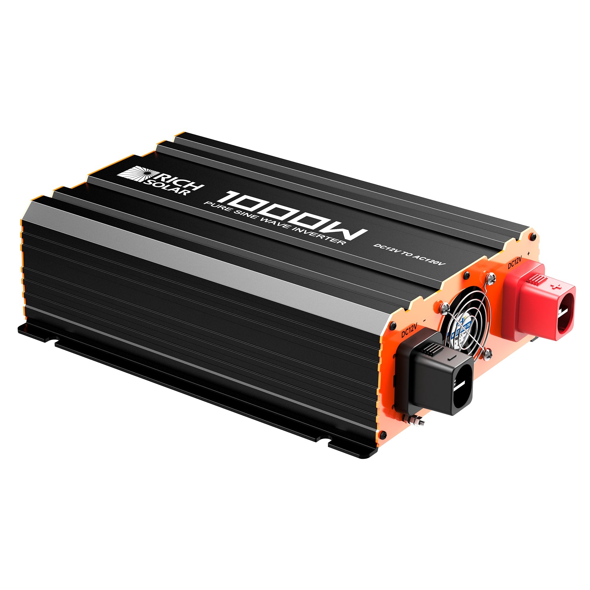 Rich Solar NOVA PURE 1K | 1000 Watt (1kW) 12 Volt Industrial Pure Sine Wave Inverter | Powerful 1000W 12V Off-Grid Inverter for RVs, Trailers, Campers, Vans, Trucks, Overlanders, Boats | Top Rated
