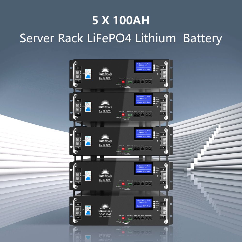Off-Grid Solar Kit 13000W 48VDC 120V/240V LifePo4 20.48KWH Lithium Battery 14 X 415 Watts Solar Panels SGR- 13KM