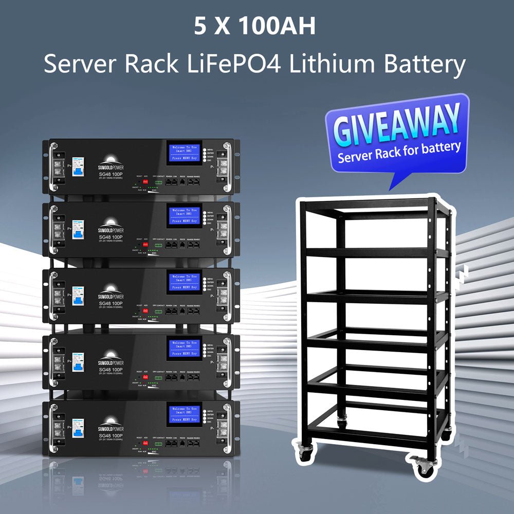 Off-Grid Solar Kit 18000W 48VDC 120V/240V LifePo4 30.72KWH Lithium Battery 20 X 415 Watts Solar Panels SGR- 18K20E
