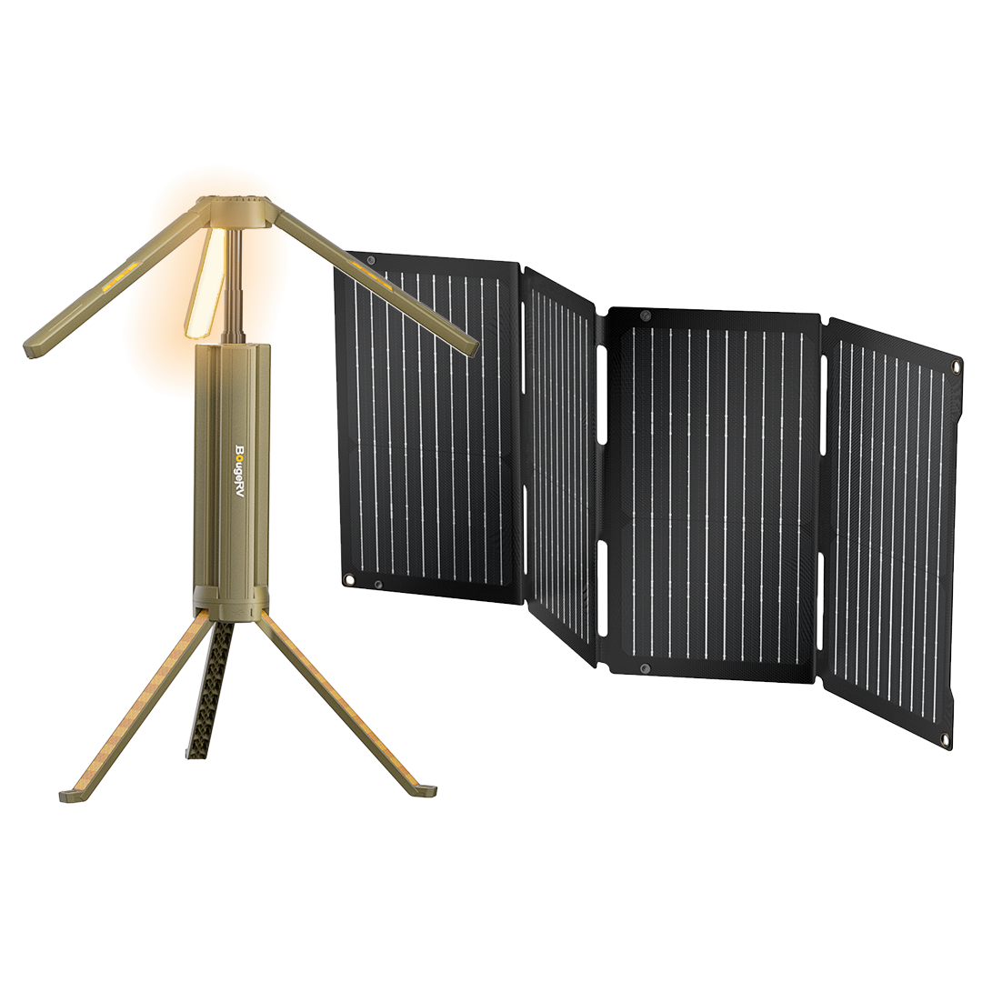 BougeRV Outdoor Portable Telescopic Camping Lantern