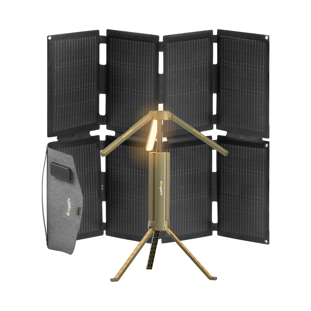 BougeRV Outdoor Portable Telescopic Camping Lantern