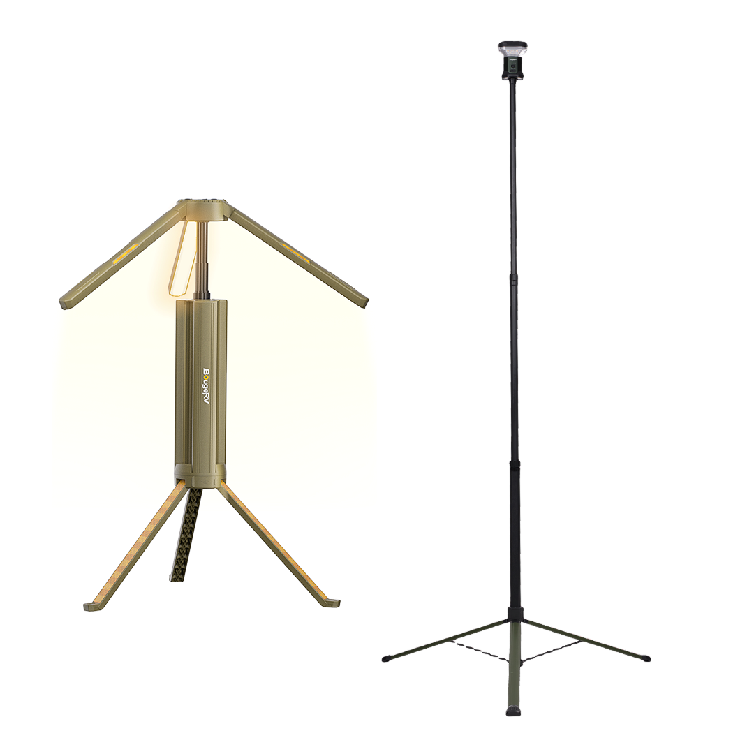 BougeRV Wide-Area Outdoor Camping Telescoping Light
