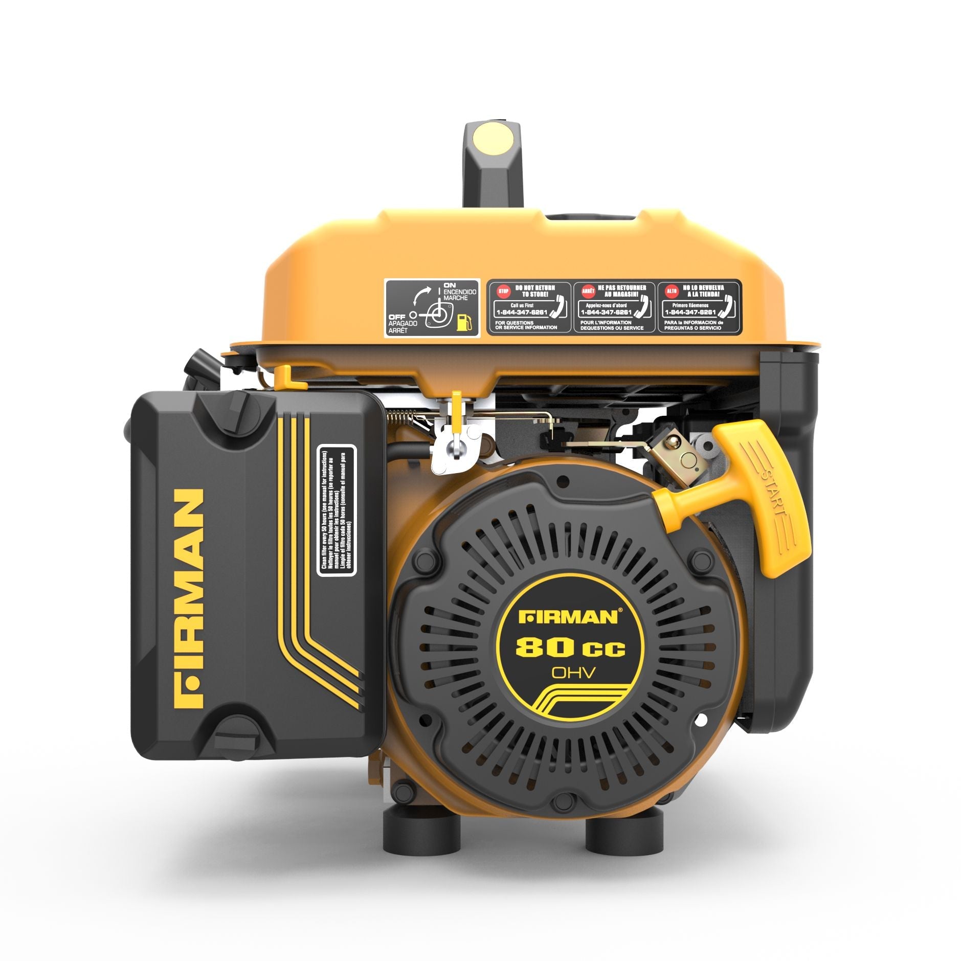 Gas Portable Generator 1300/1050W Recoil Start