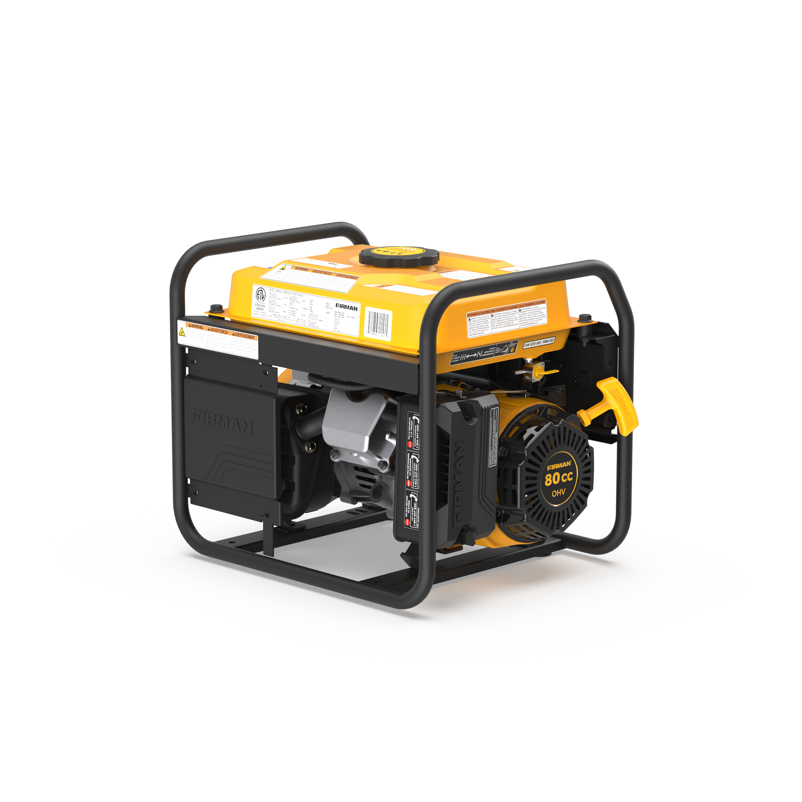 Gas Portable Generator 1500/1200W Recoil Start
