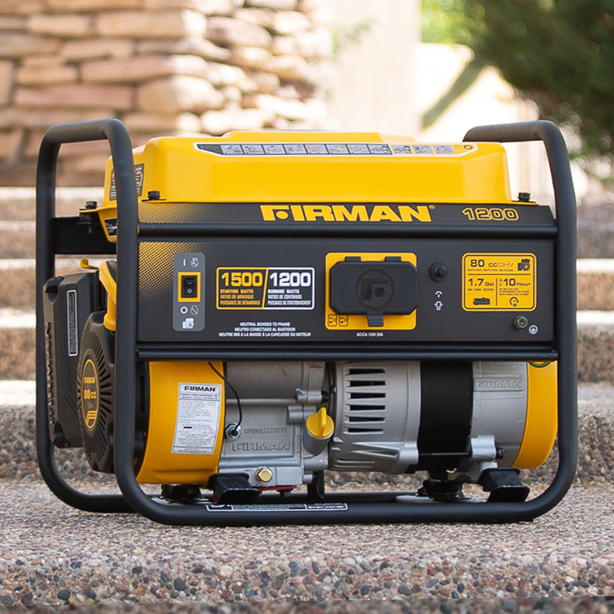 Gas Portable Generator 1500/1200W Recoil Start