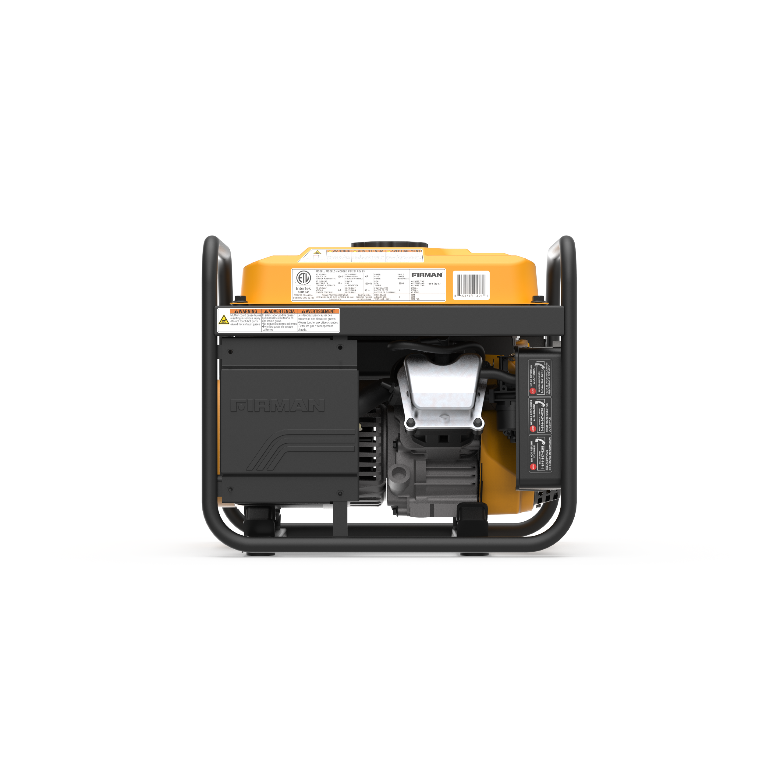 Gas Portable Generator 1500/1200W Recoil Start