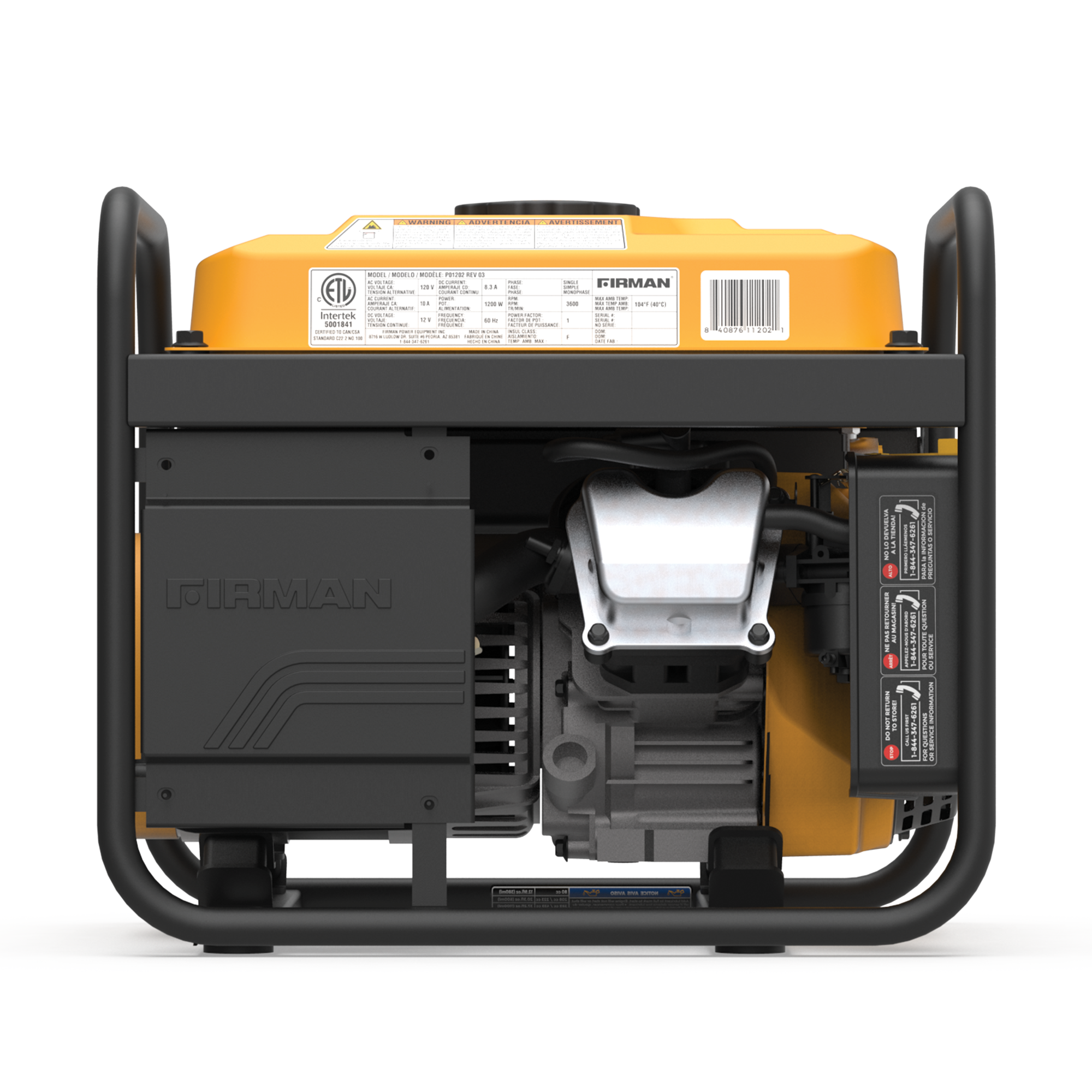 Gas Portable Generator 1500W Recoil Start