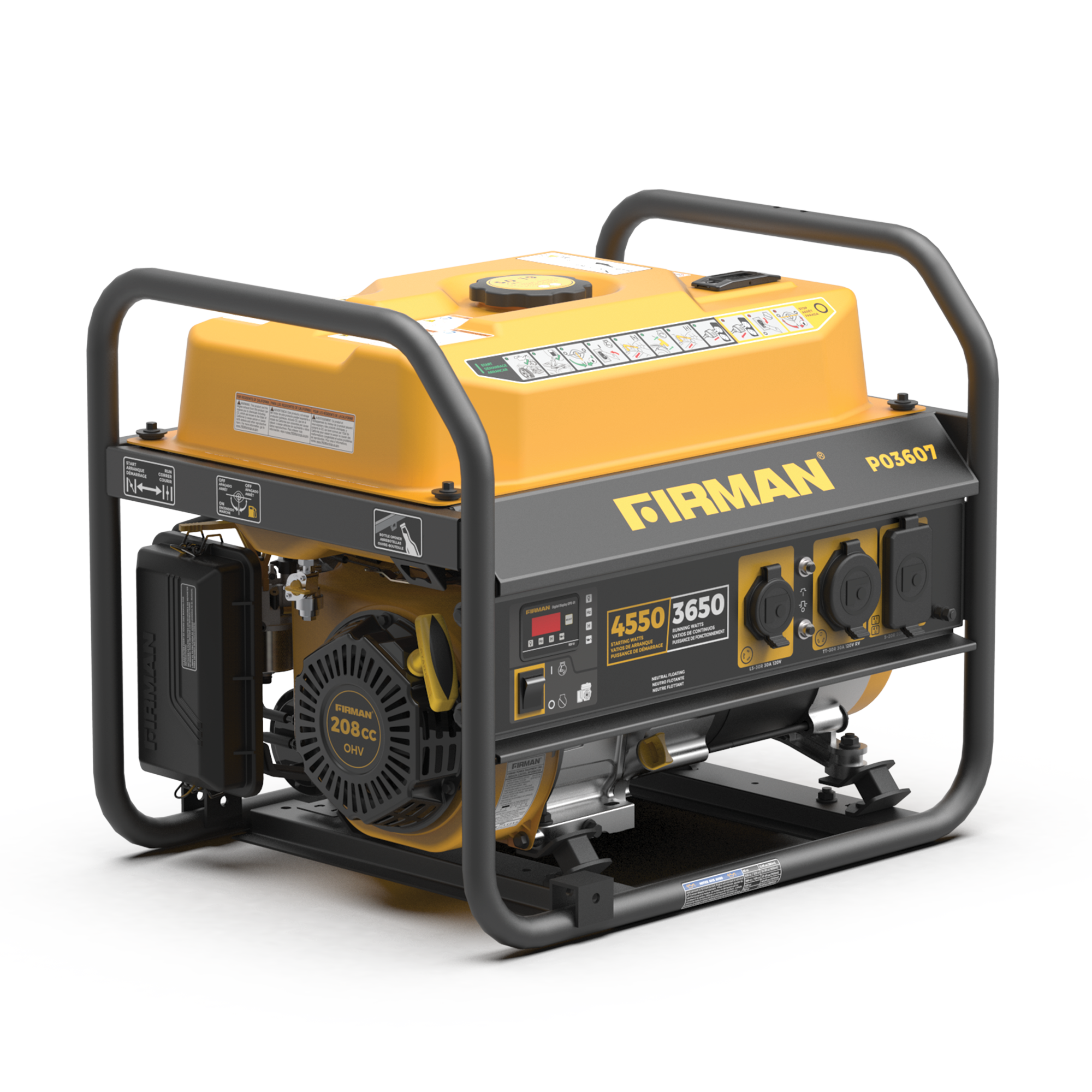 Gas Portable Generator 4550W Recoil Start