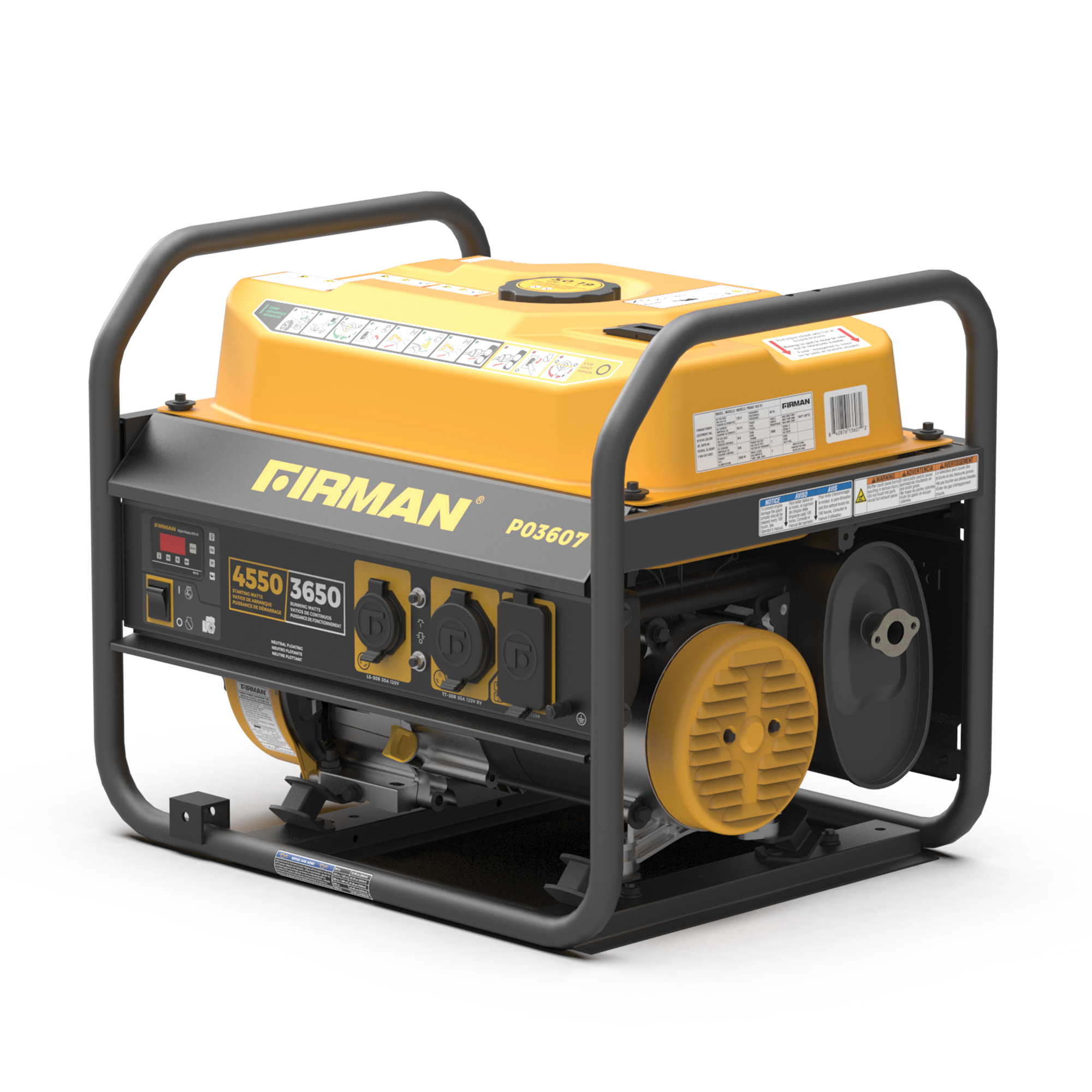 Gas Portable Generator 4550W Recoil Start