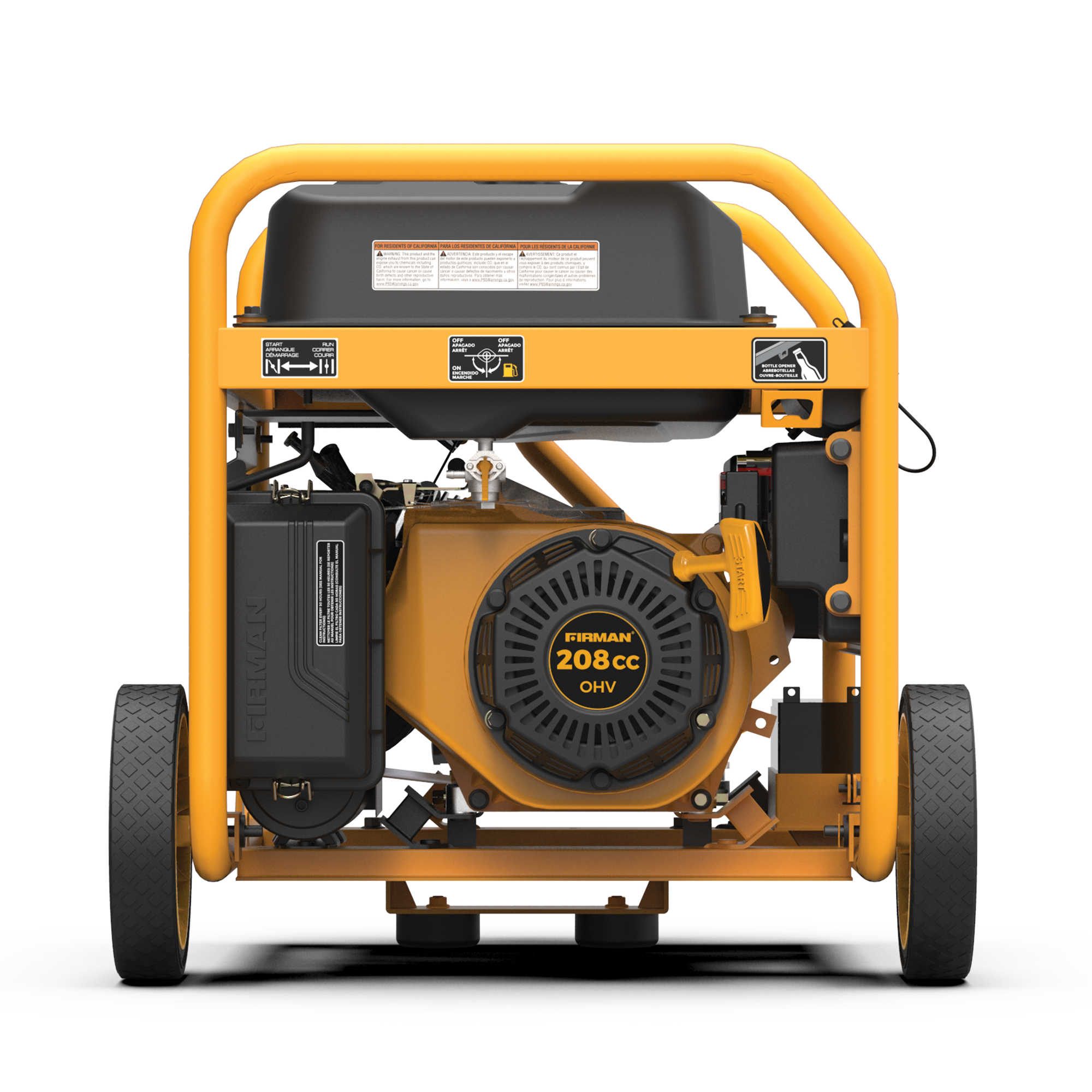 Gas Portable Generator 4550/3650W Remote Start 120/240V with CO alert