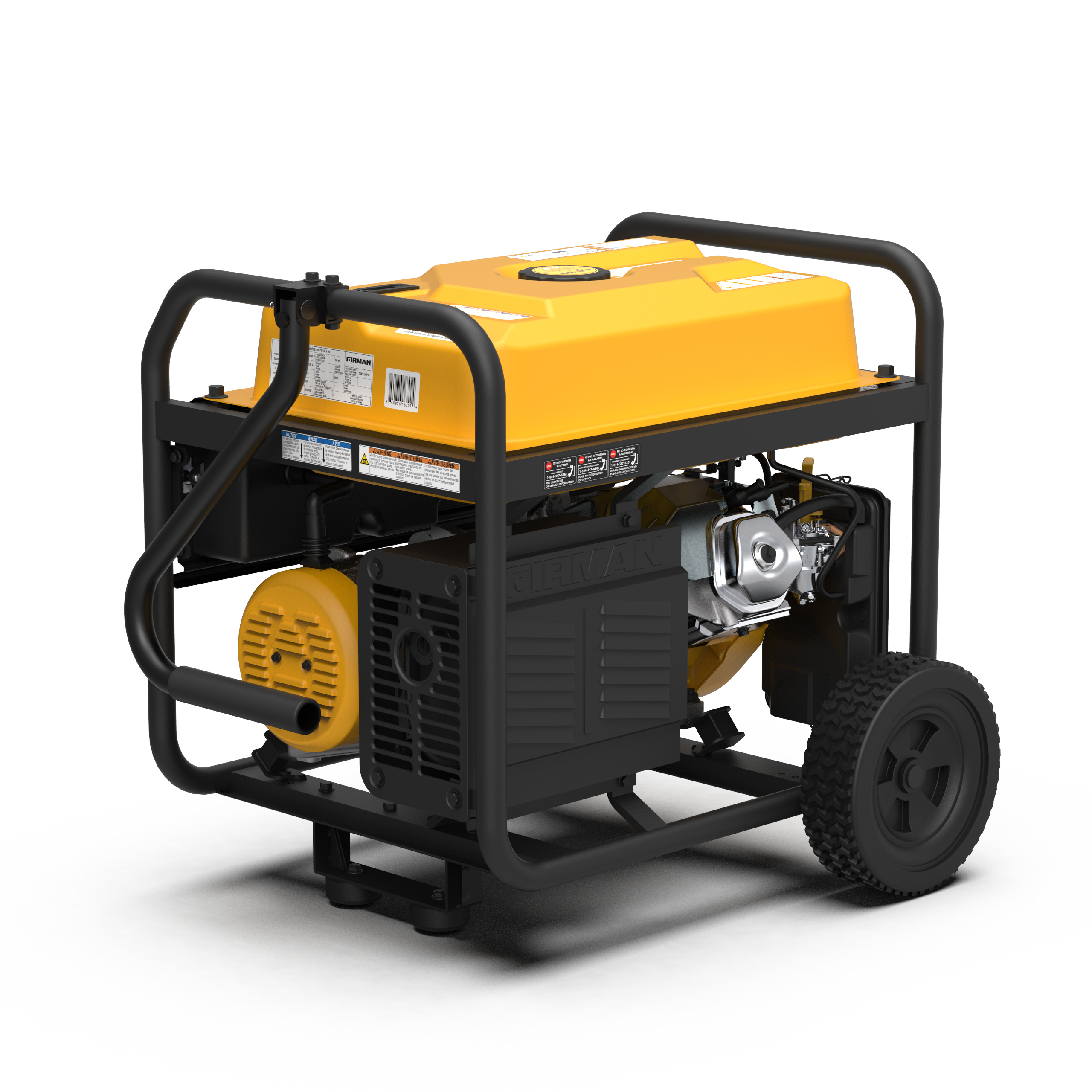 Gas Portable Generator 8350/6700W Recoil Start 120/240V
