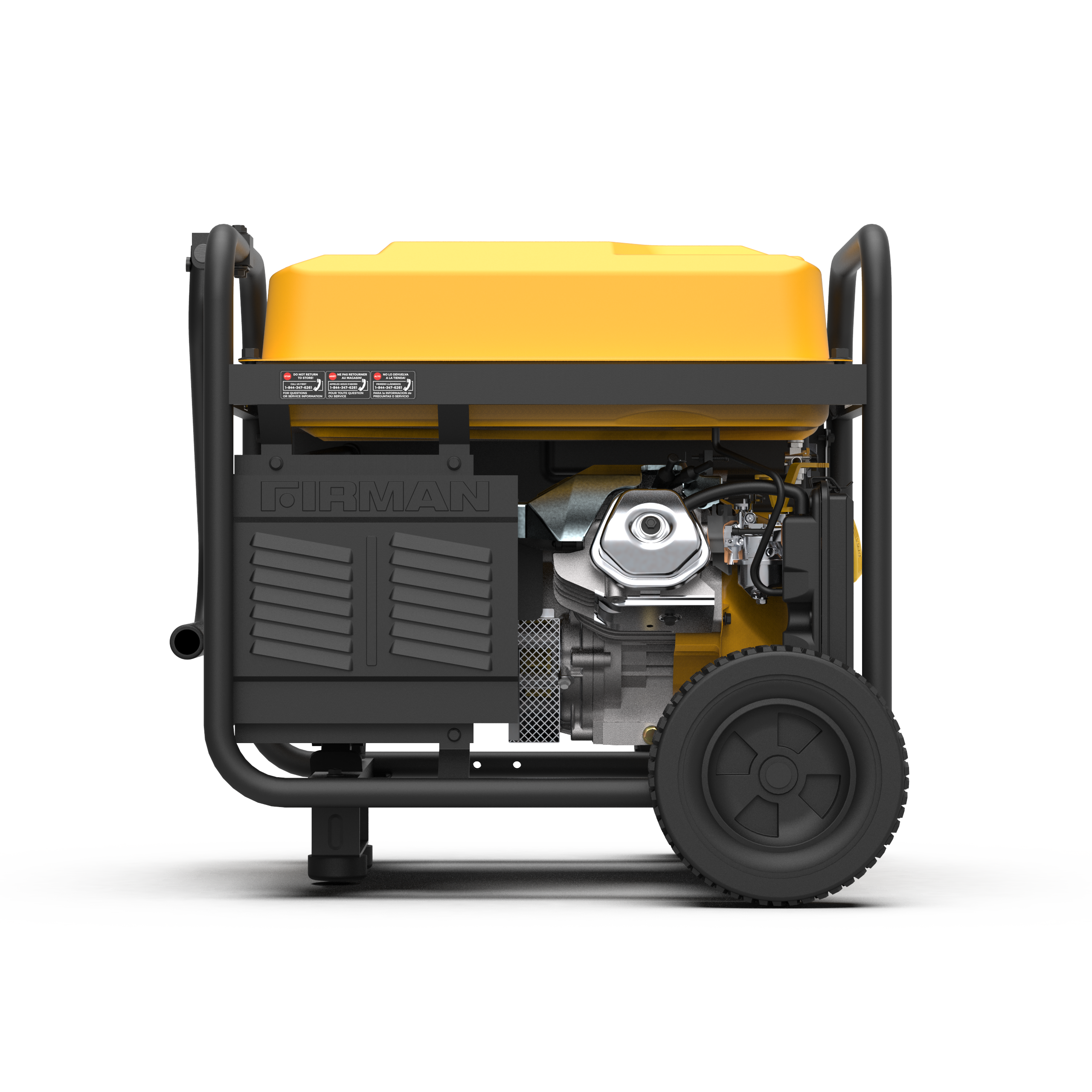 Gas Portable Generator 8375/6700W Recoil Start 120/240V With CO Alert