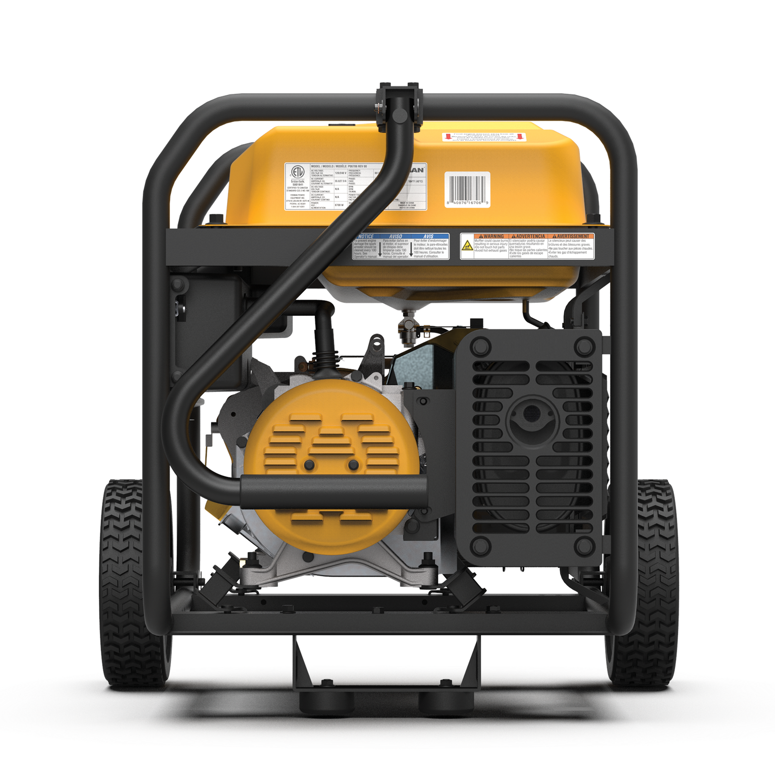 Gas Portable Generator 8350W Recoil Start 120/240V